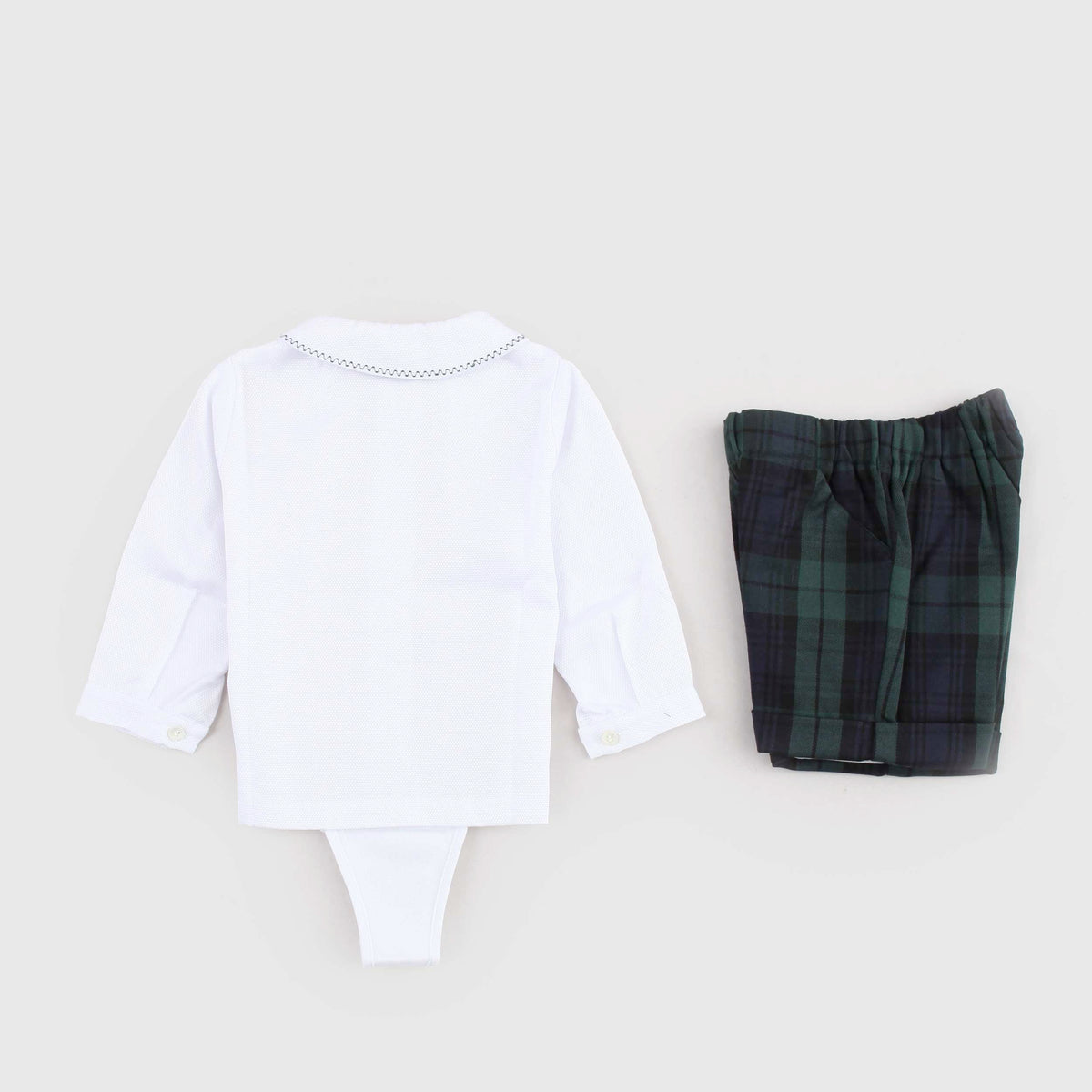 The STUPENDERIA Baby Shirt and Trousers Set