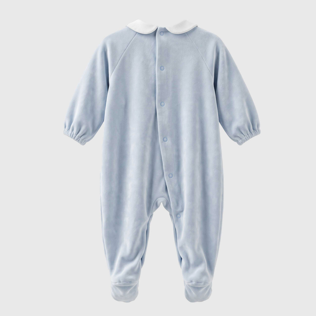 Tutina Azzurra con Colletto Peter Pan per Neonato LA STUPENDERIA