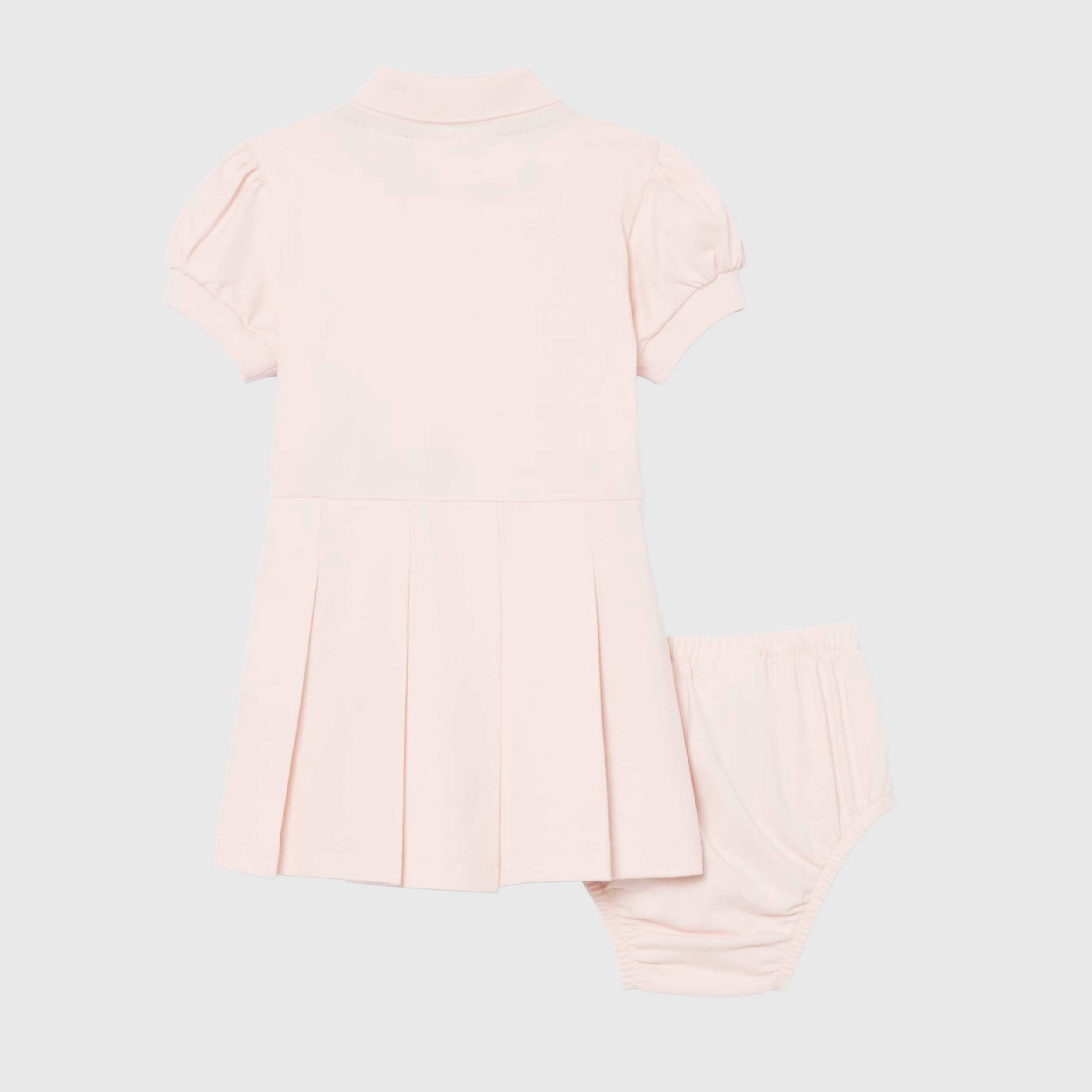 Abito Rosa da Neonata con Culotte Firmato LACOSTE