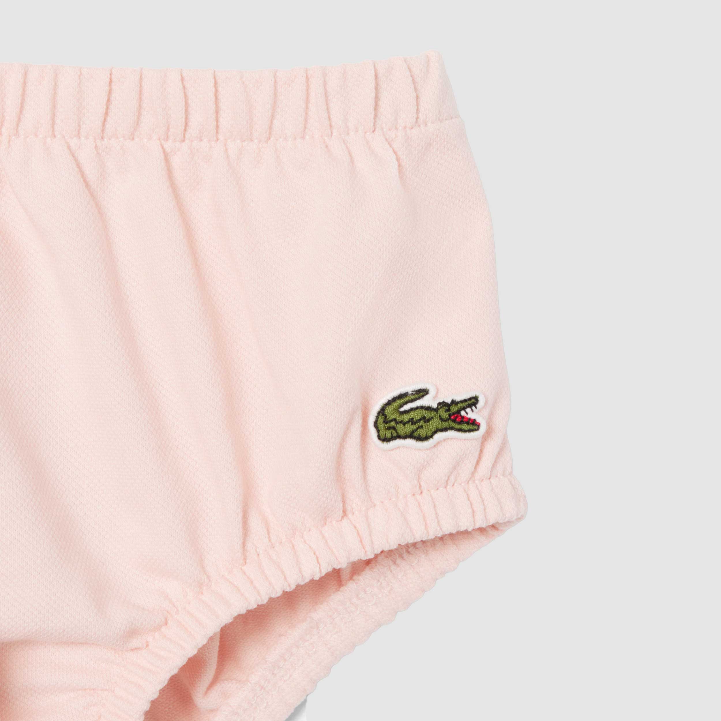 Abito Rosa da Neonata con Culotte Firmato LACOSTE