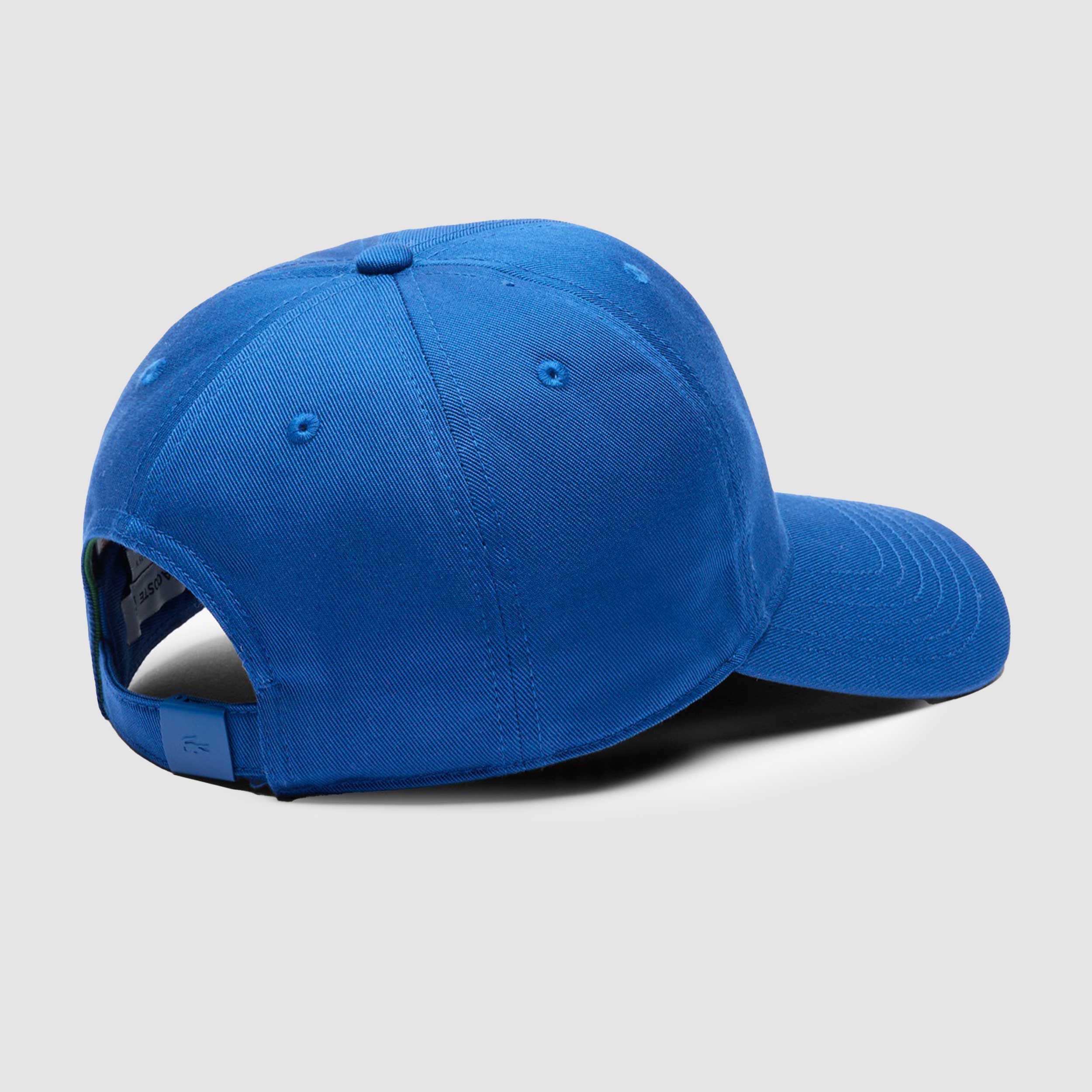 Cappellino Blu in Twill di Cotone Firmato LACOSTE