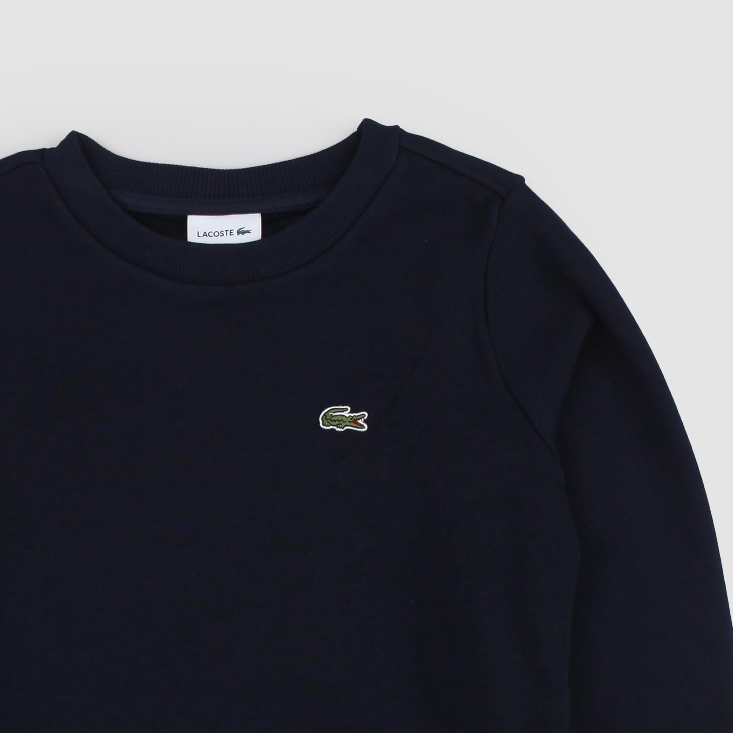 LACOSTE Boys' Blue Crew Neck Sweatshirt