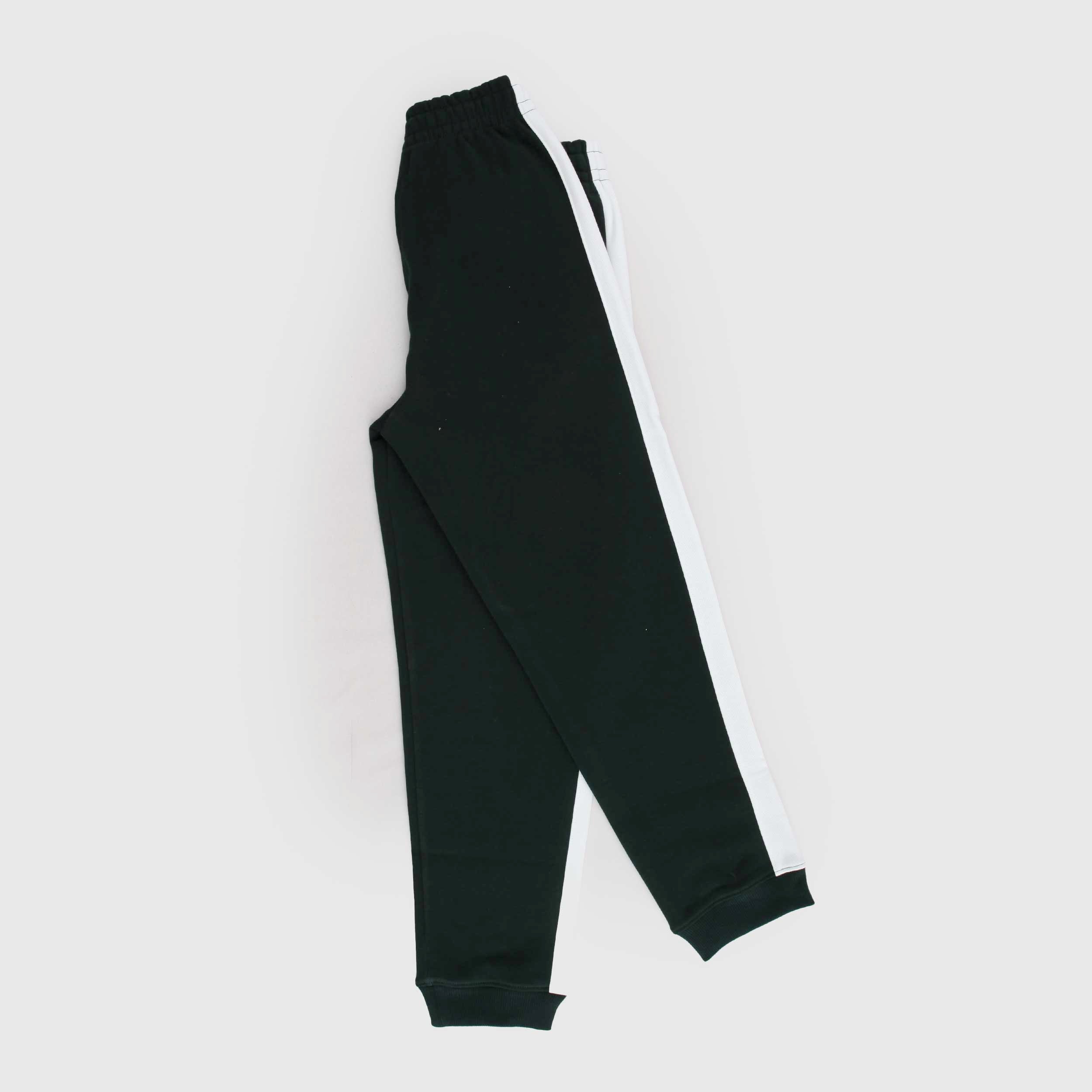 Pantalone Tuta Verde con Banda Laterale per Ragazzi by LACOSTE
