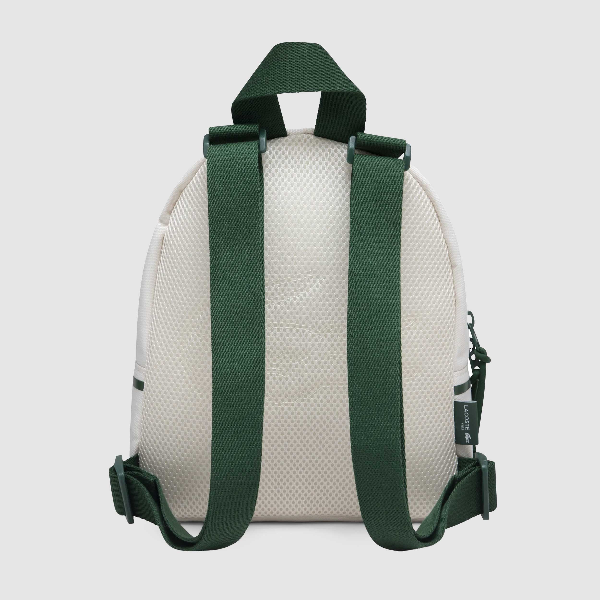 Zaino Verde con Stampa Logo Firmato LACOSTE