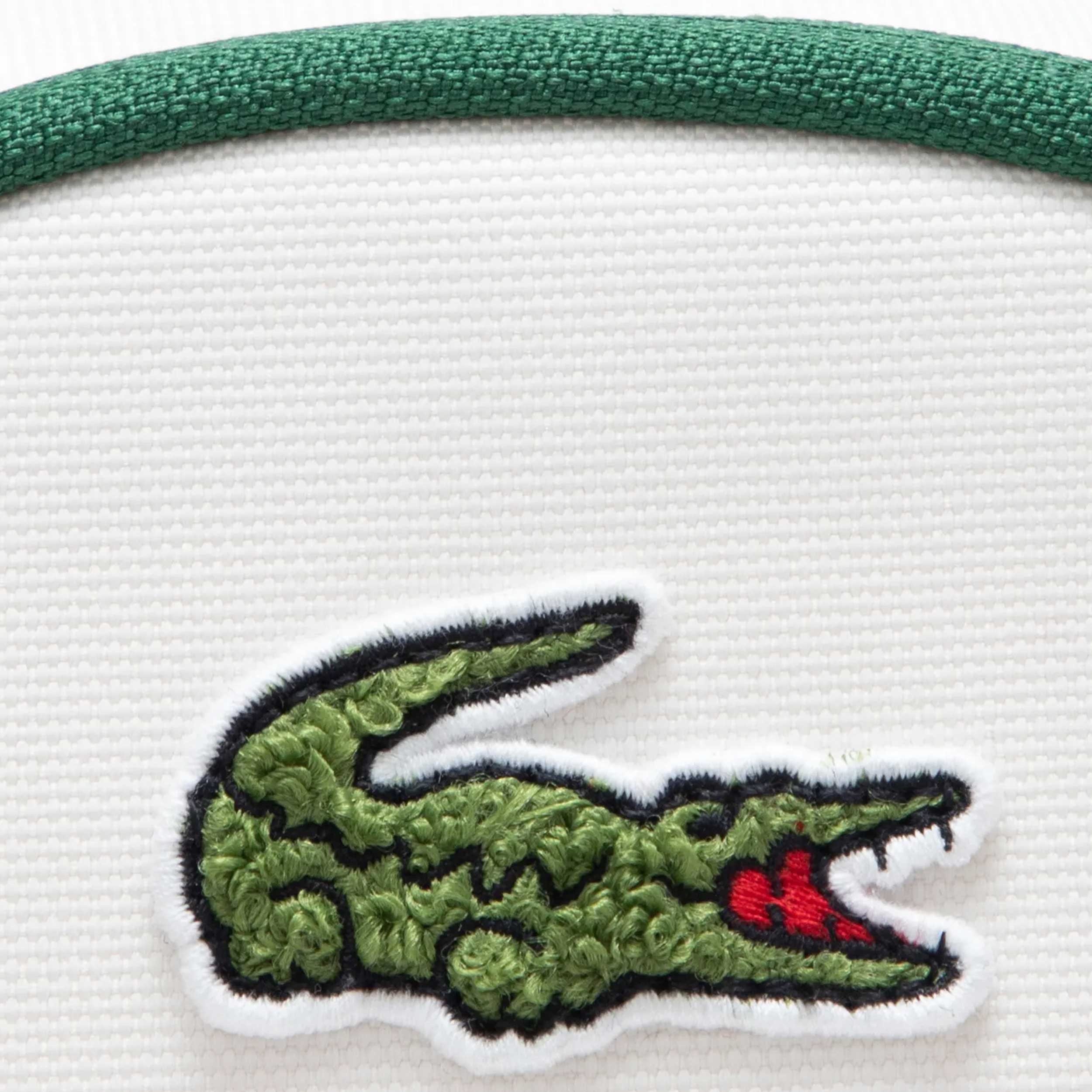 Zaino Verde con Stampa Logo Firmato LACOSTE