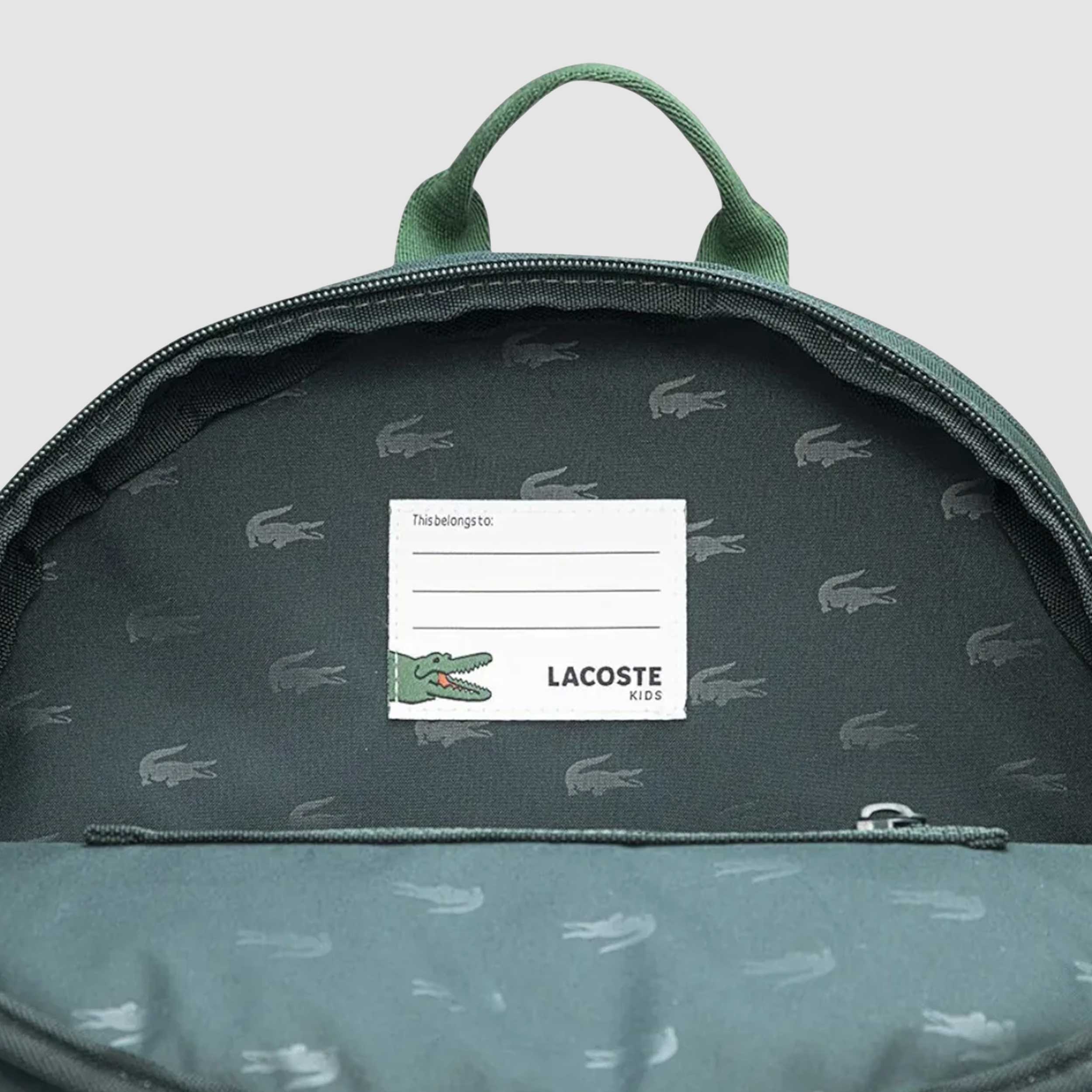 Zaino Verde Pencil Case Firmato LACOSTE