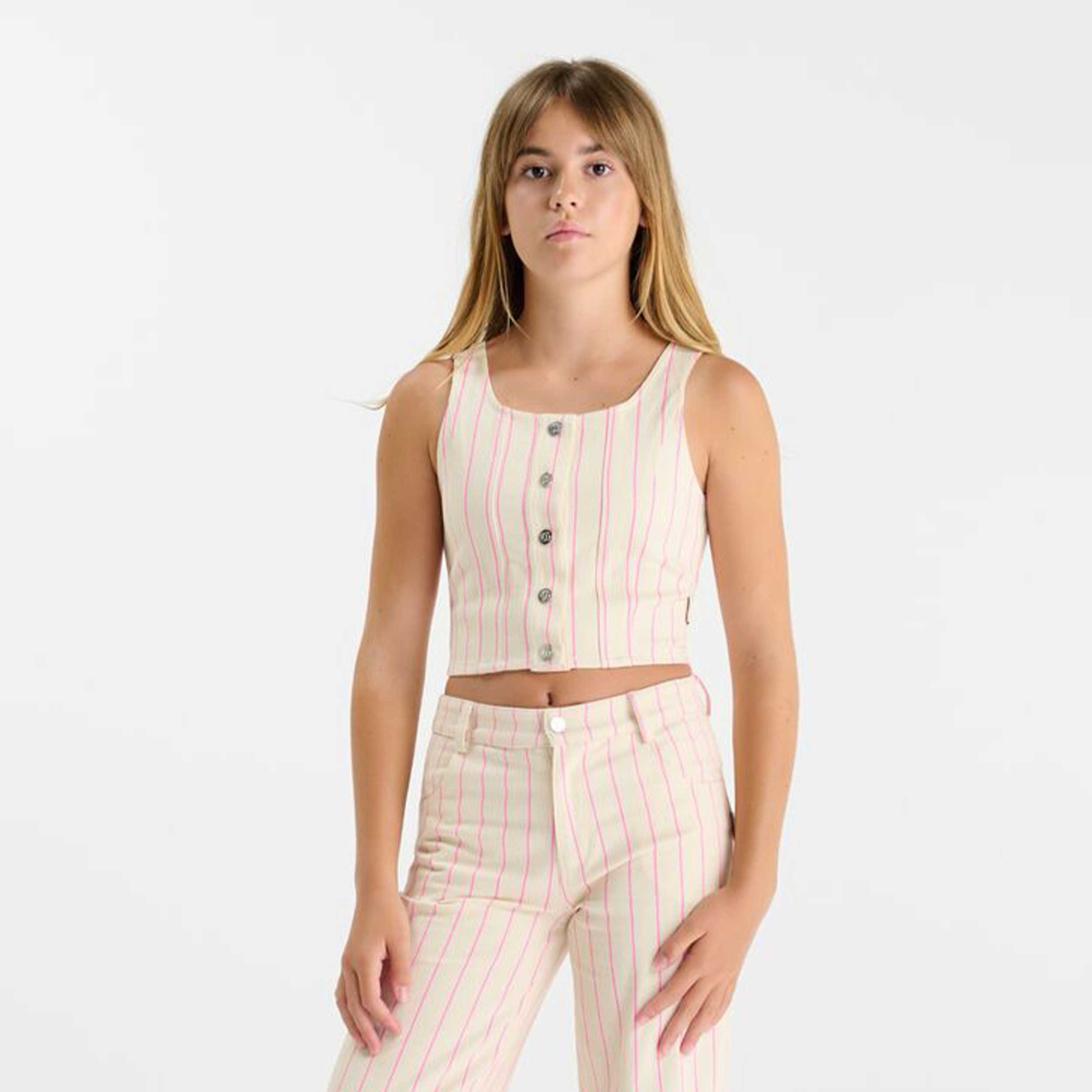 Top Laifgi con Design a Righe Firmato LE TEMPS DES CERISES