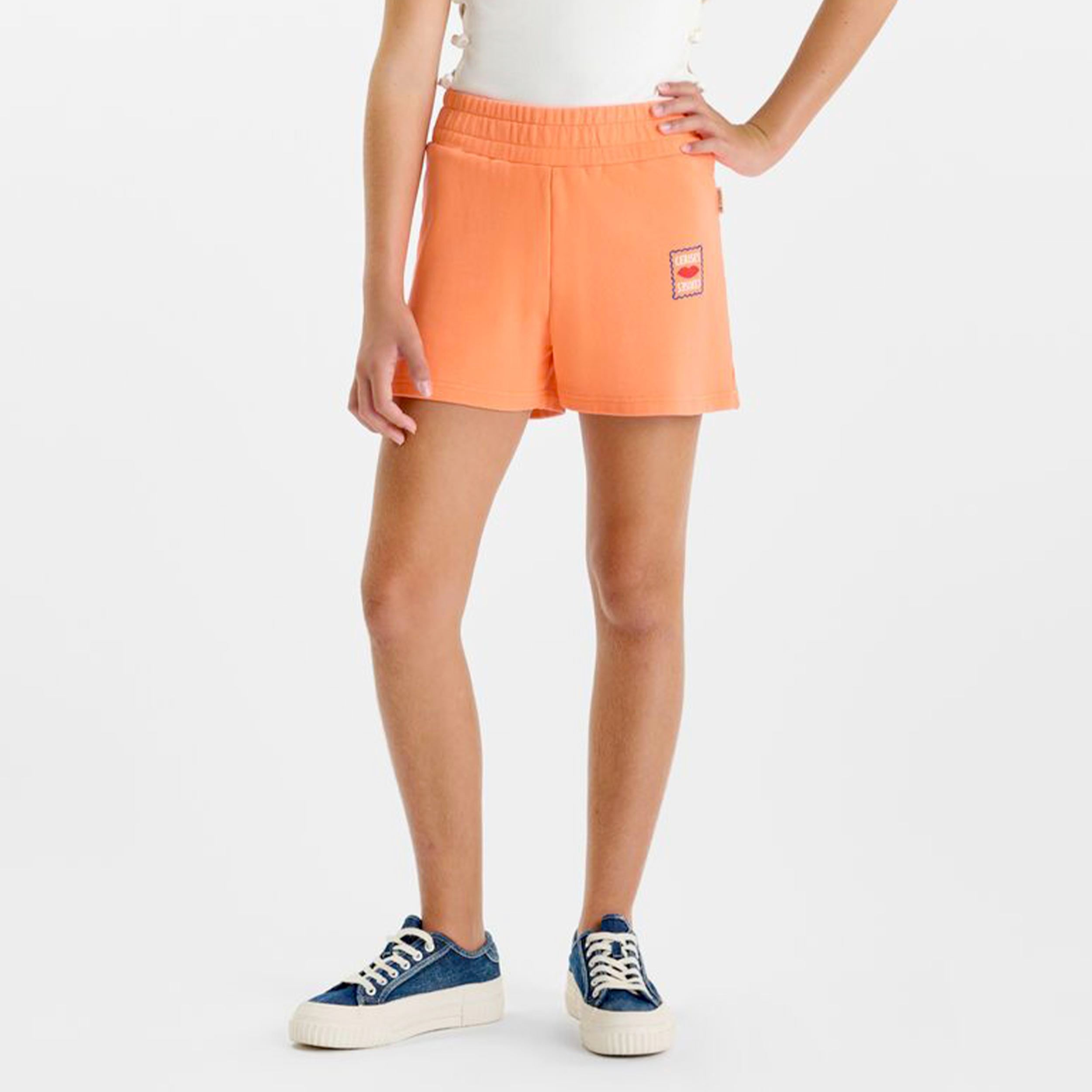 Fluorescent Orange Shorts by LE TEMPS DES CERISES