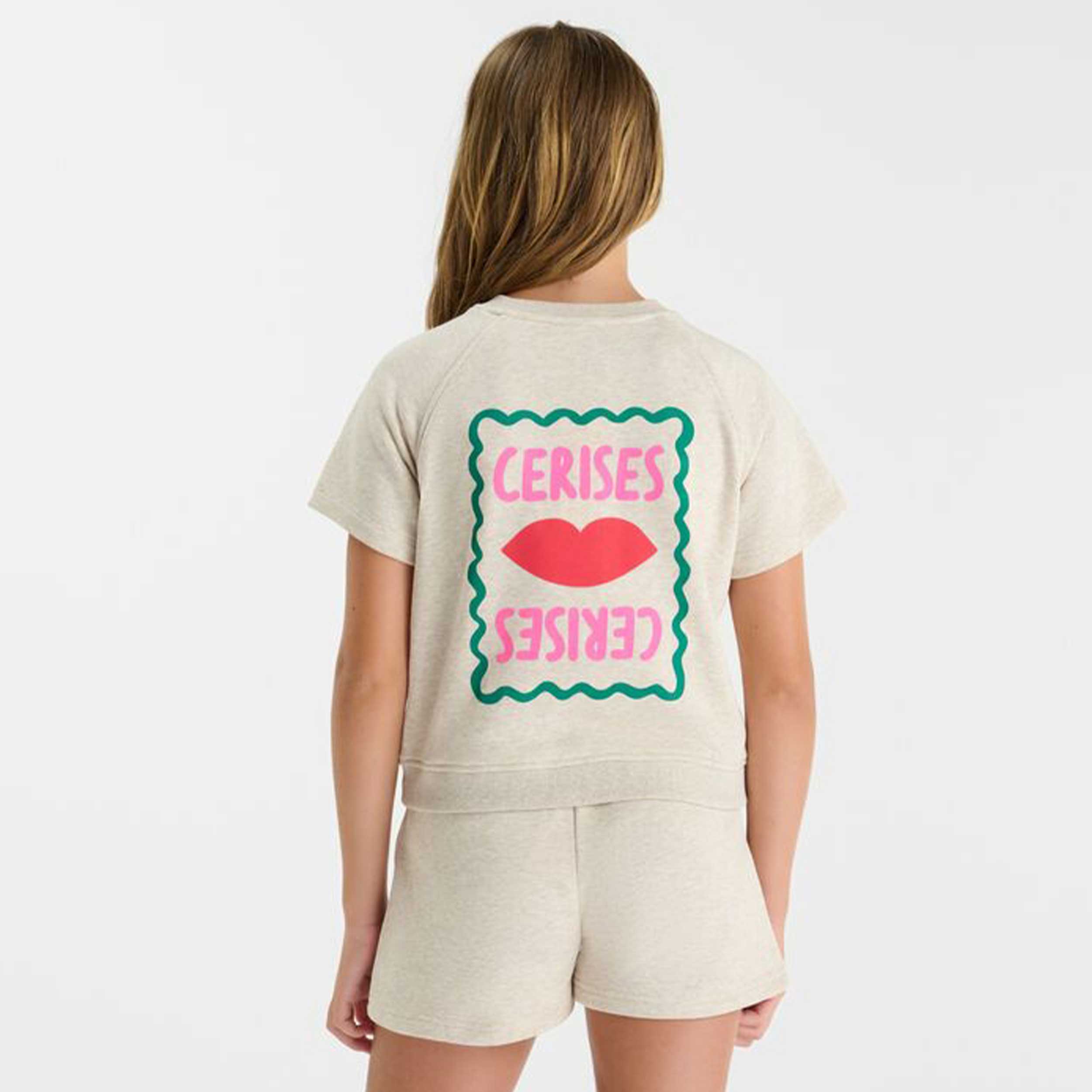 Felpa Grigio Cenere Firmata LE TEMPS DES CERISES