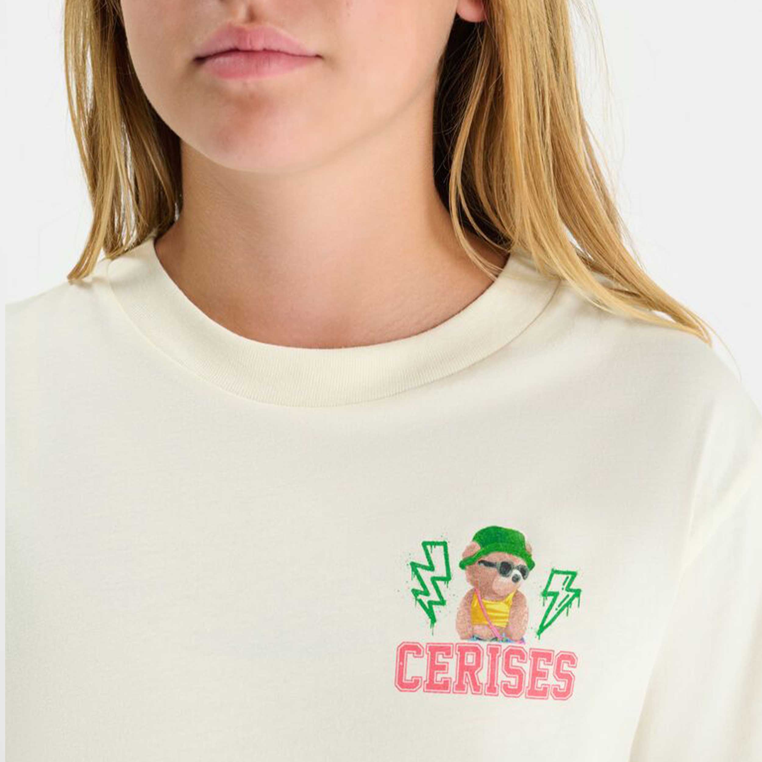 White Lucygi T-shirt Signed LE TEMPS DES CERISES