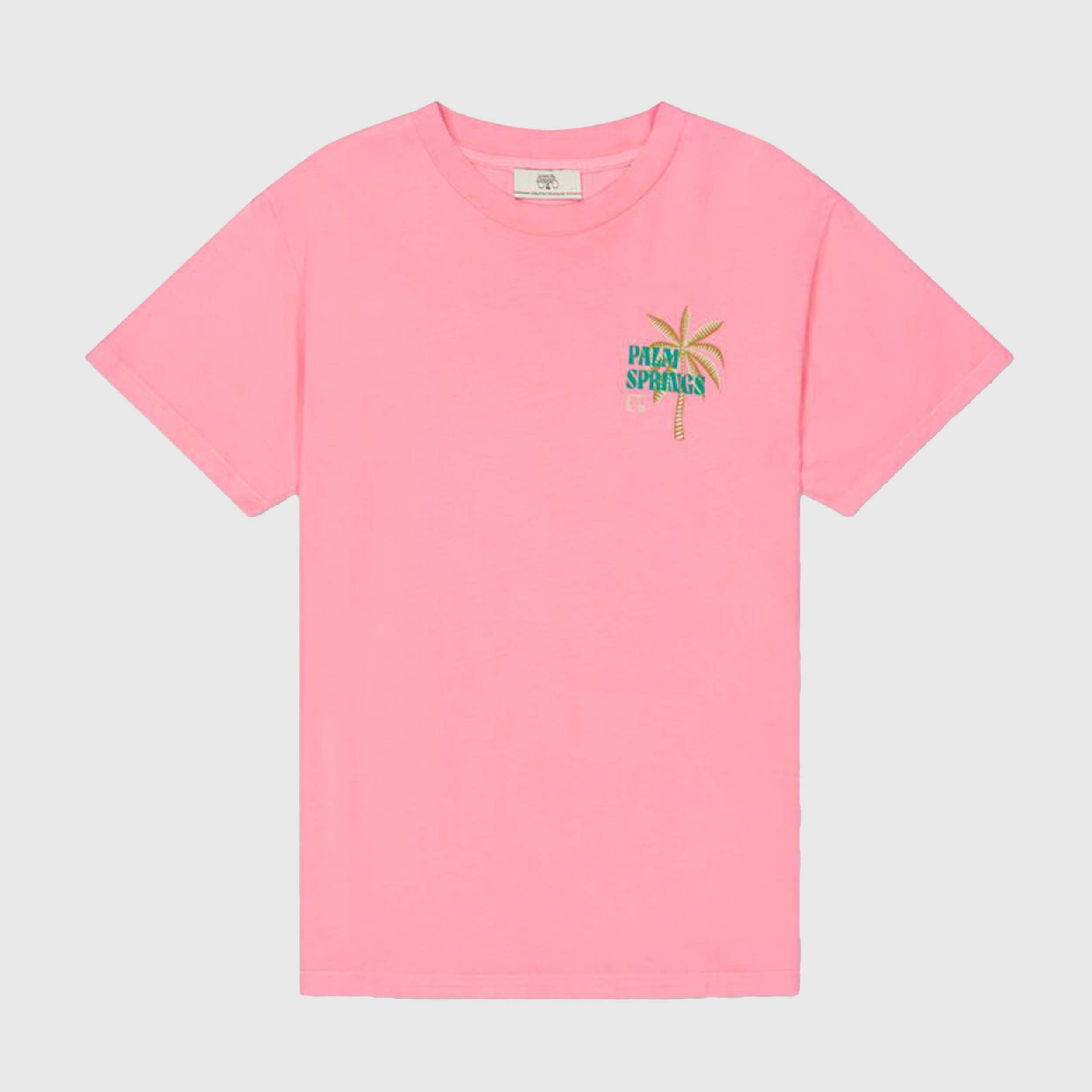 T-shirt Palmsgi Rosa Fluo Firmata LE TEMPS DES CERISES
