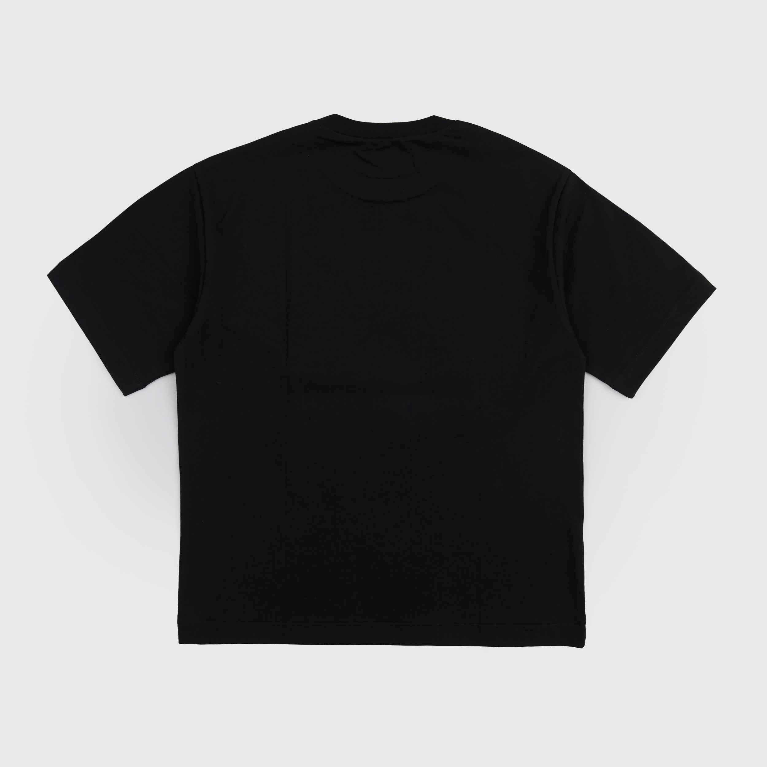 T-shirt Girocollo Nera Con Stampa Firmata MARNI