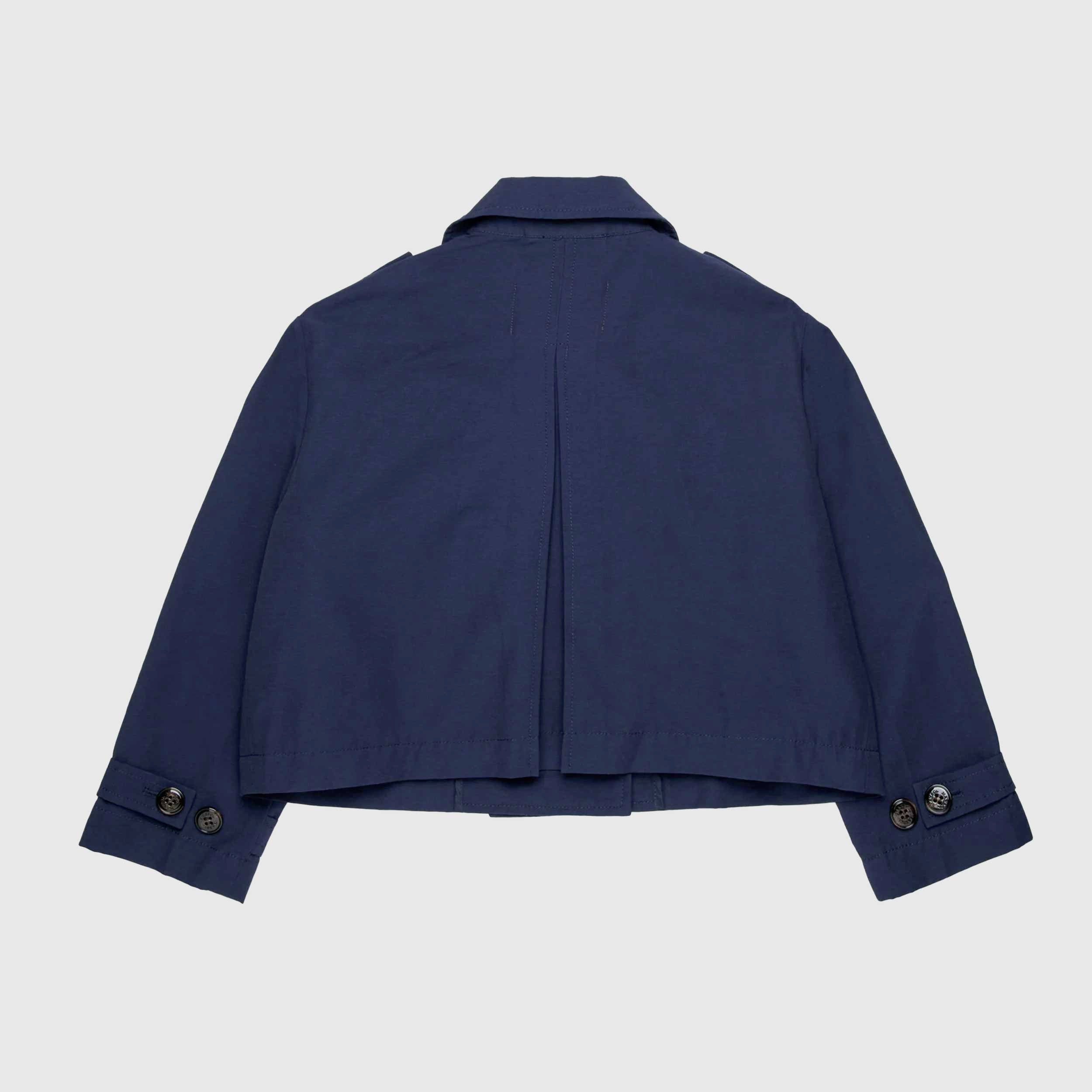 Giacca Blu Cropped Doppiopetto Firmata MAX AND CO