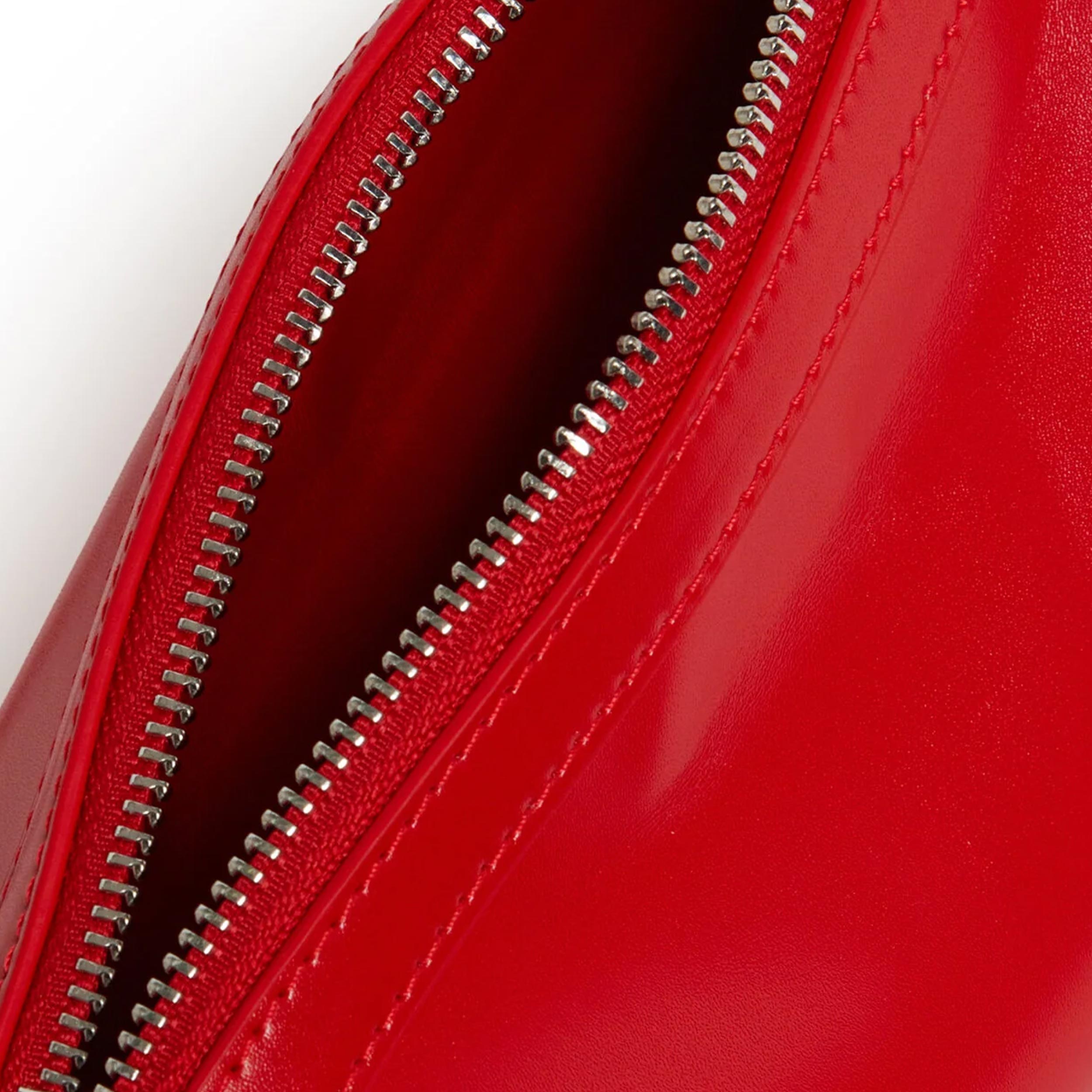 Red Cylinder Bag in Coated Fabric by MAX AND CO