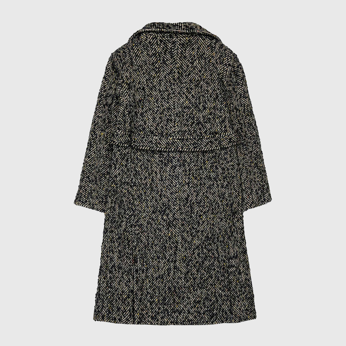 Long Black and Beige Coat for Girl by MAX AND CO