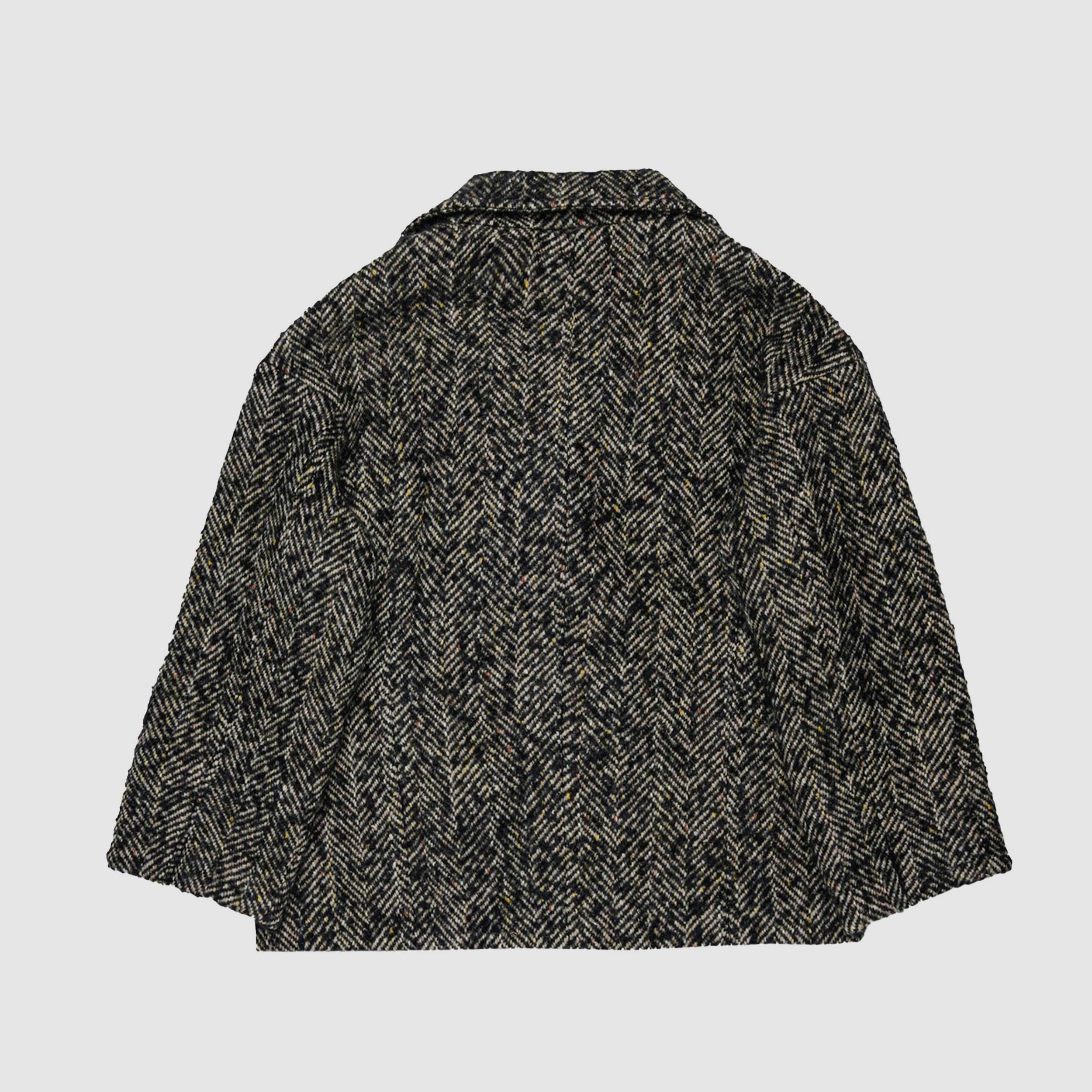 Double-breasted Black and Beige Jacket for Girl by MAX AND CO