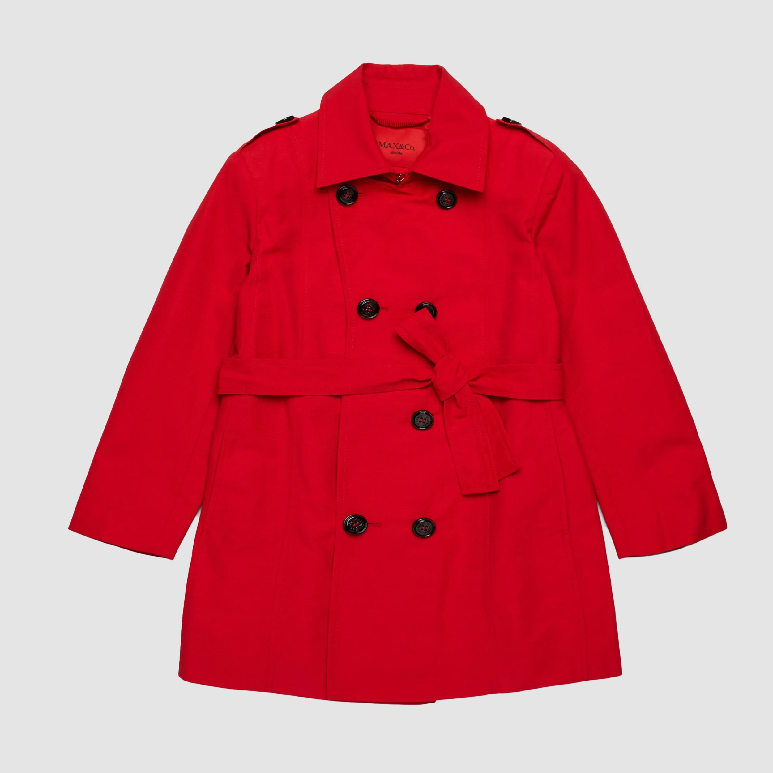 red trench coat girl