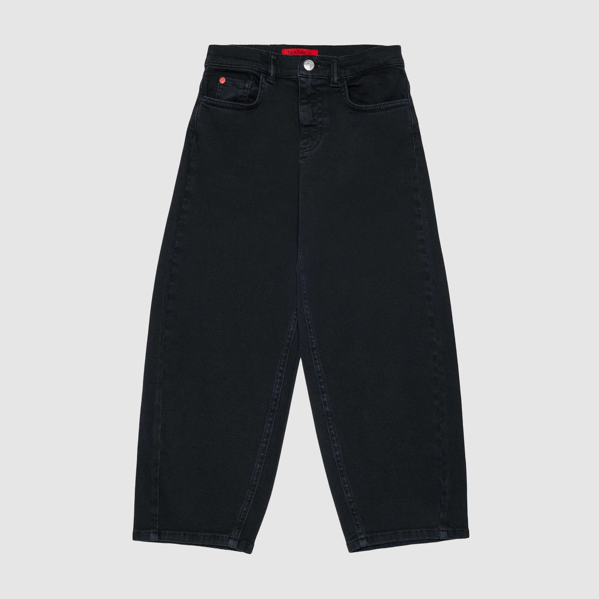 Pantalone Nero Cinque Tasche Modello a Uovo By MAX AND CO