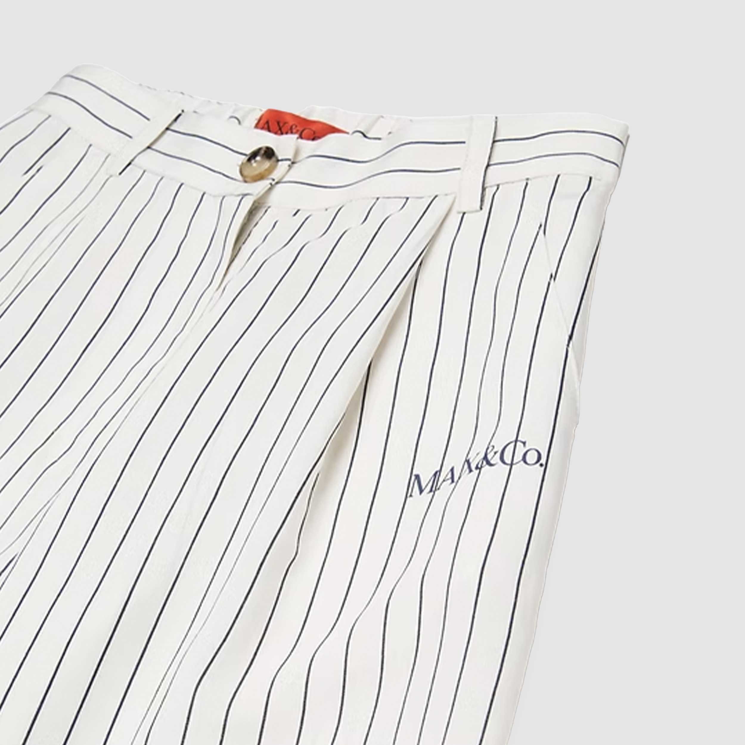 Pantalone a Righe Verticali Firmato MAX AND CO