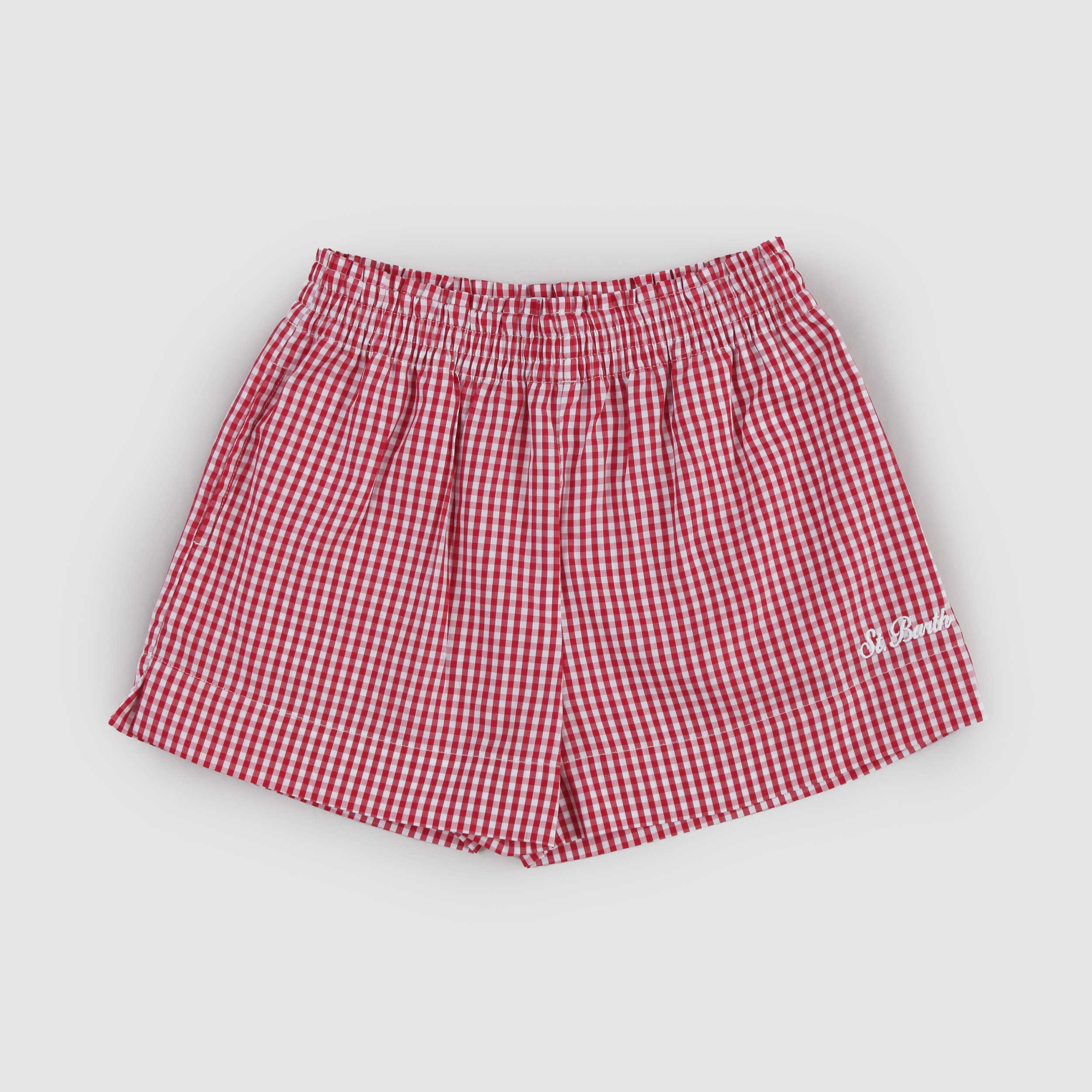 Bermuda con Design a Quadri Firmato MC2 SAINT BARTH