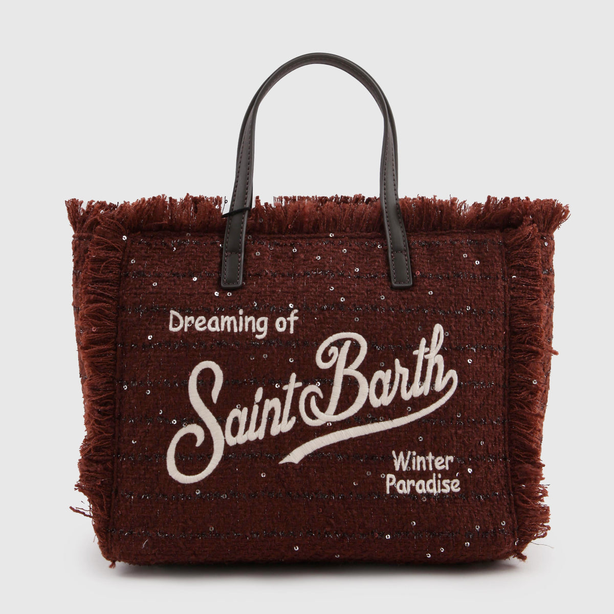 Bordeaux Colette Mini Tweed Sequins Bag for Girls MC2 SAINT BARTH