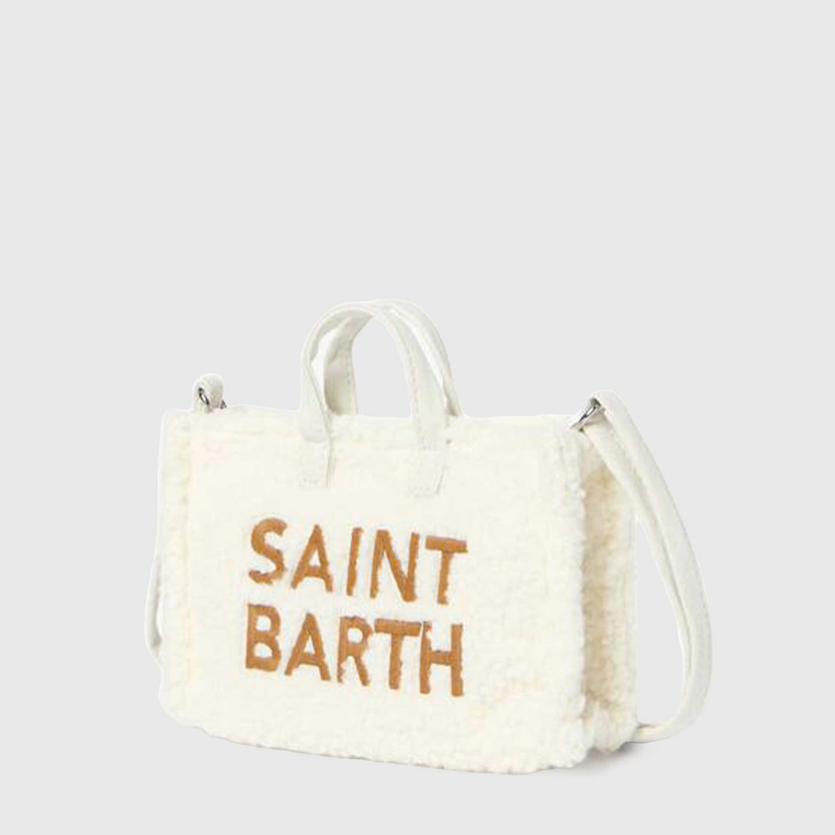 Phone Bag in Teddy Bianco per Ragazza by MC2 SAINT BARTH
