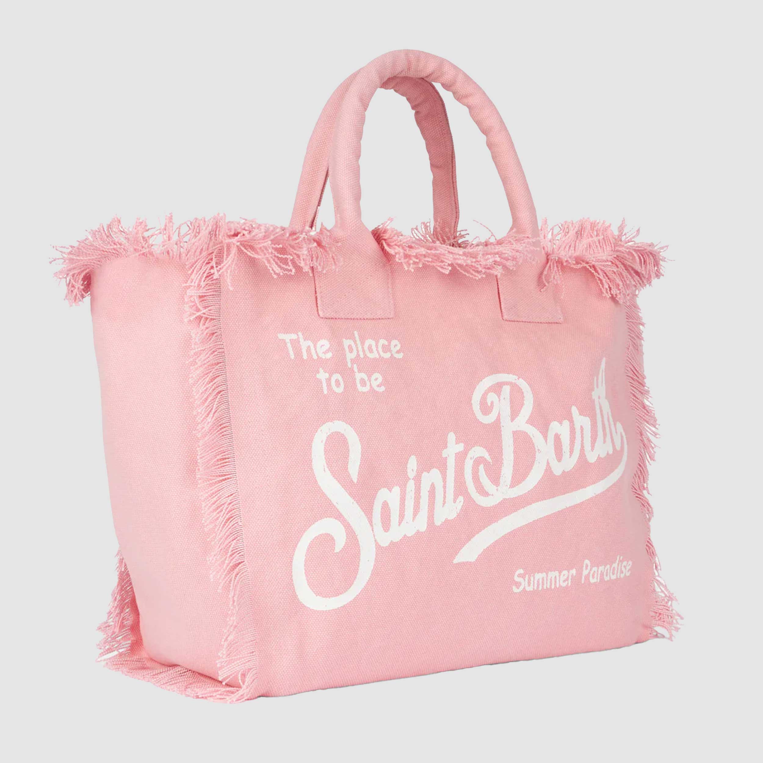 Borsa Rosa Colette Canvas a Bretelle Firmata MC2 SAINT BARTH