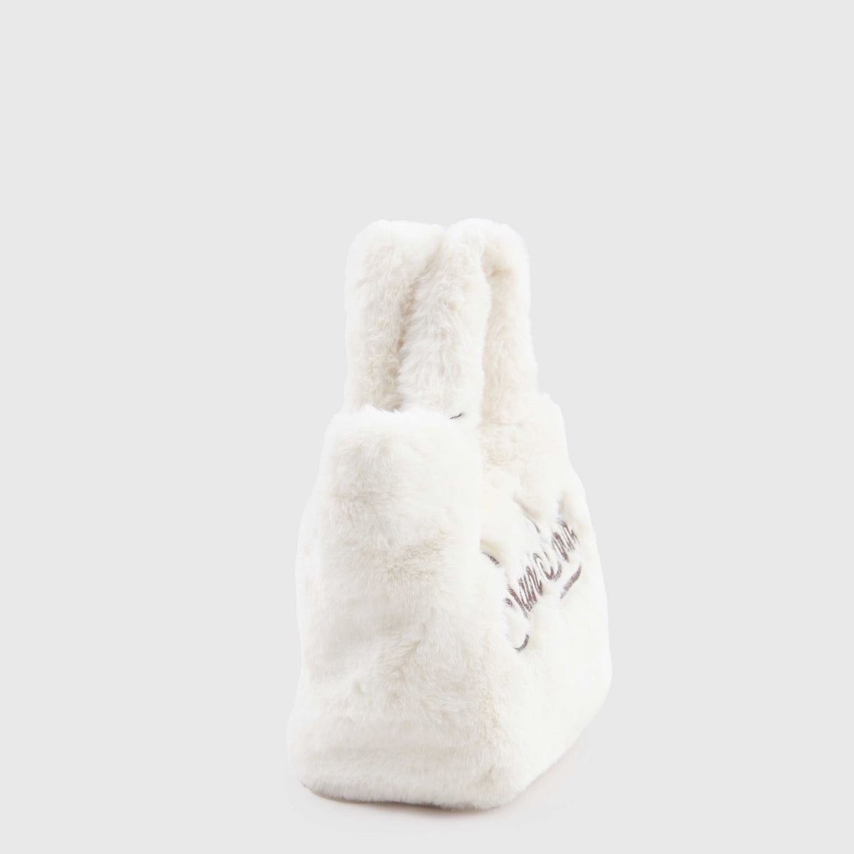 White Vanity Mini Soft Fur Bag for Girl MC2 SAINT BARTH