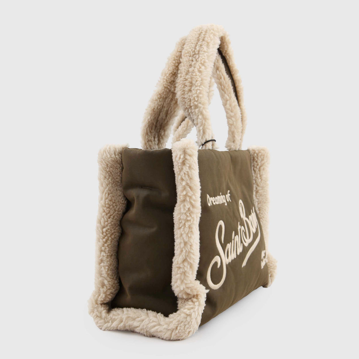 Colette Soft Fur Green Bag for Girl MC2 SAINT BARTH