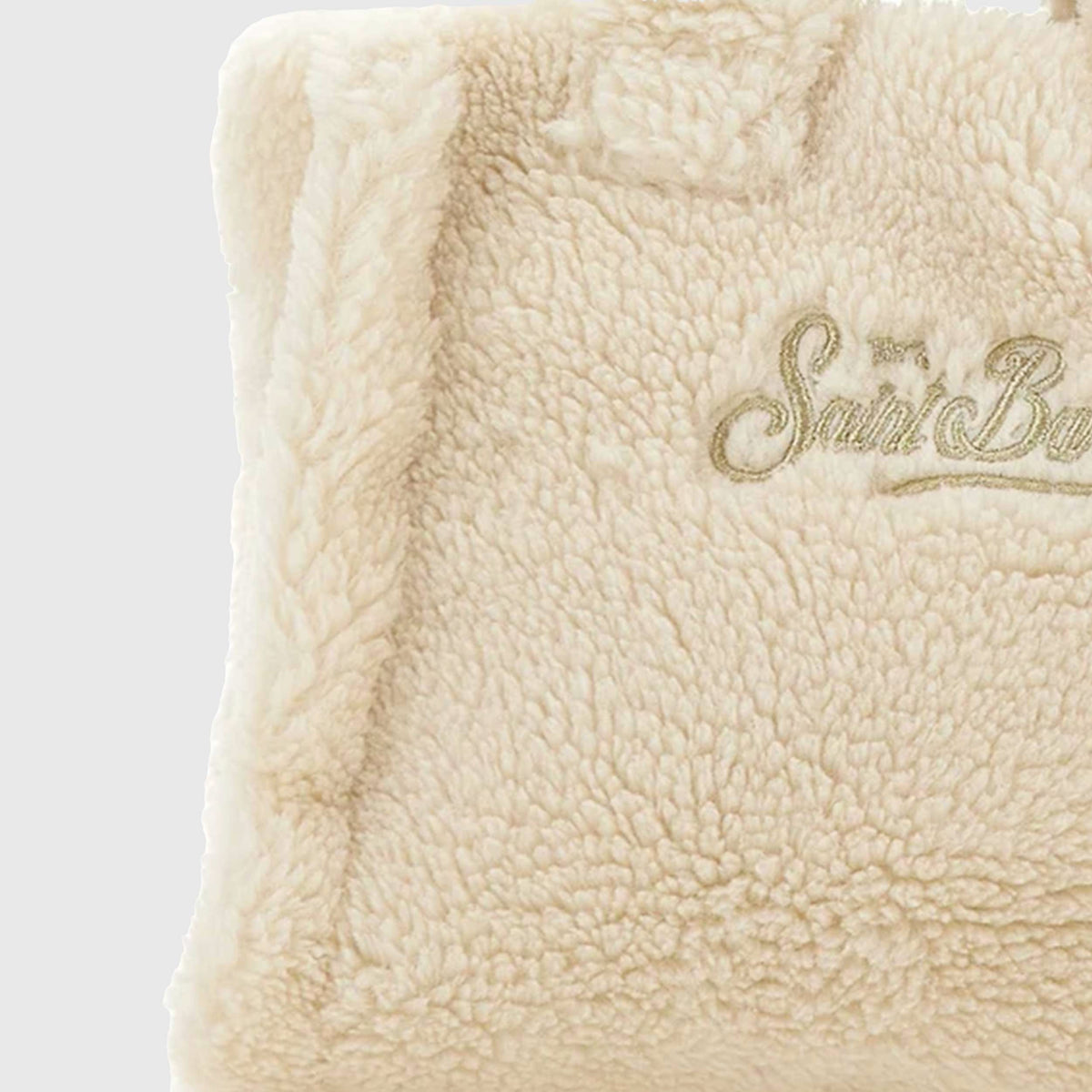 Borsa Vanity Mini Teddy Panna per Ragazza MC2 SAINT BARTH