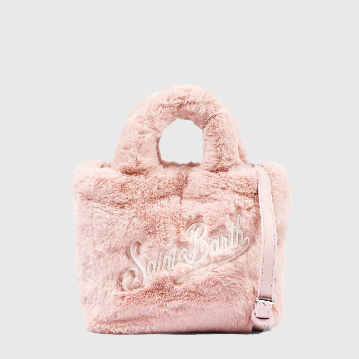 Borsa Rosa Vanity Mini Soft Fur per Ragazza MC2 SAINT BARTH