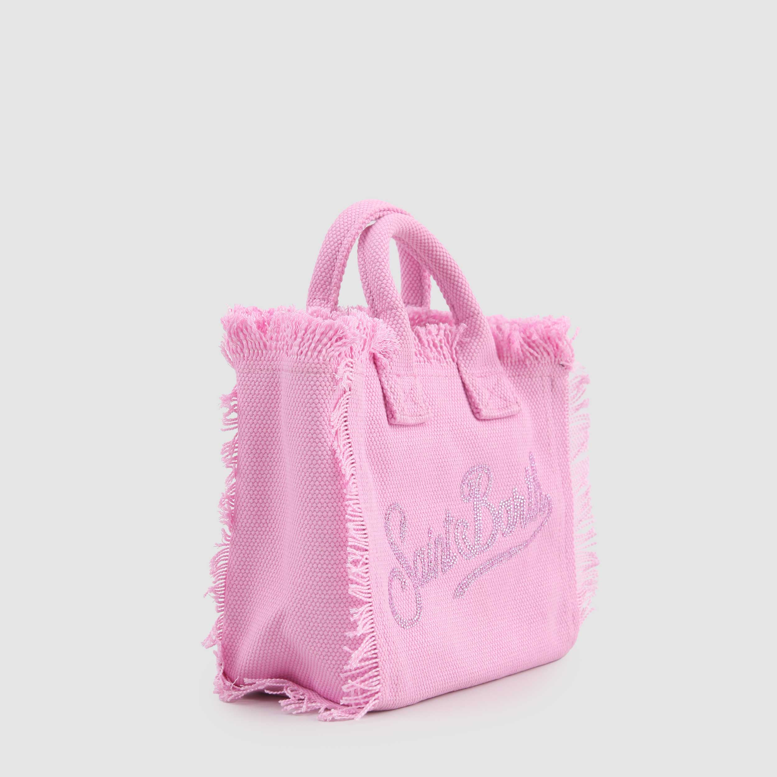 Borsa Mini Vanity Rosa con Strass Firmata MC2 SAINT BARTH