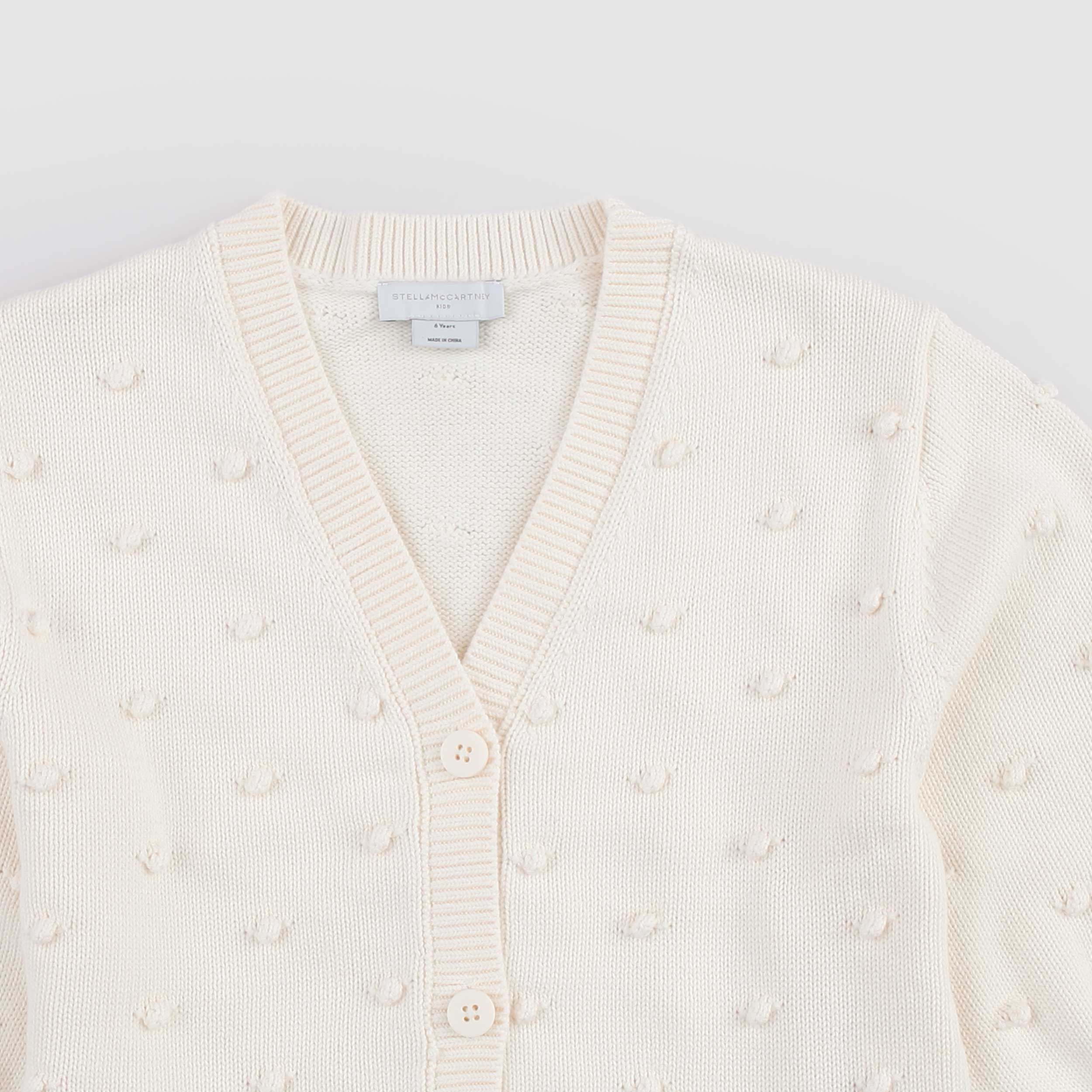 Cardigan Latte per Ragazza by STELLA MCCARTNEY