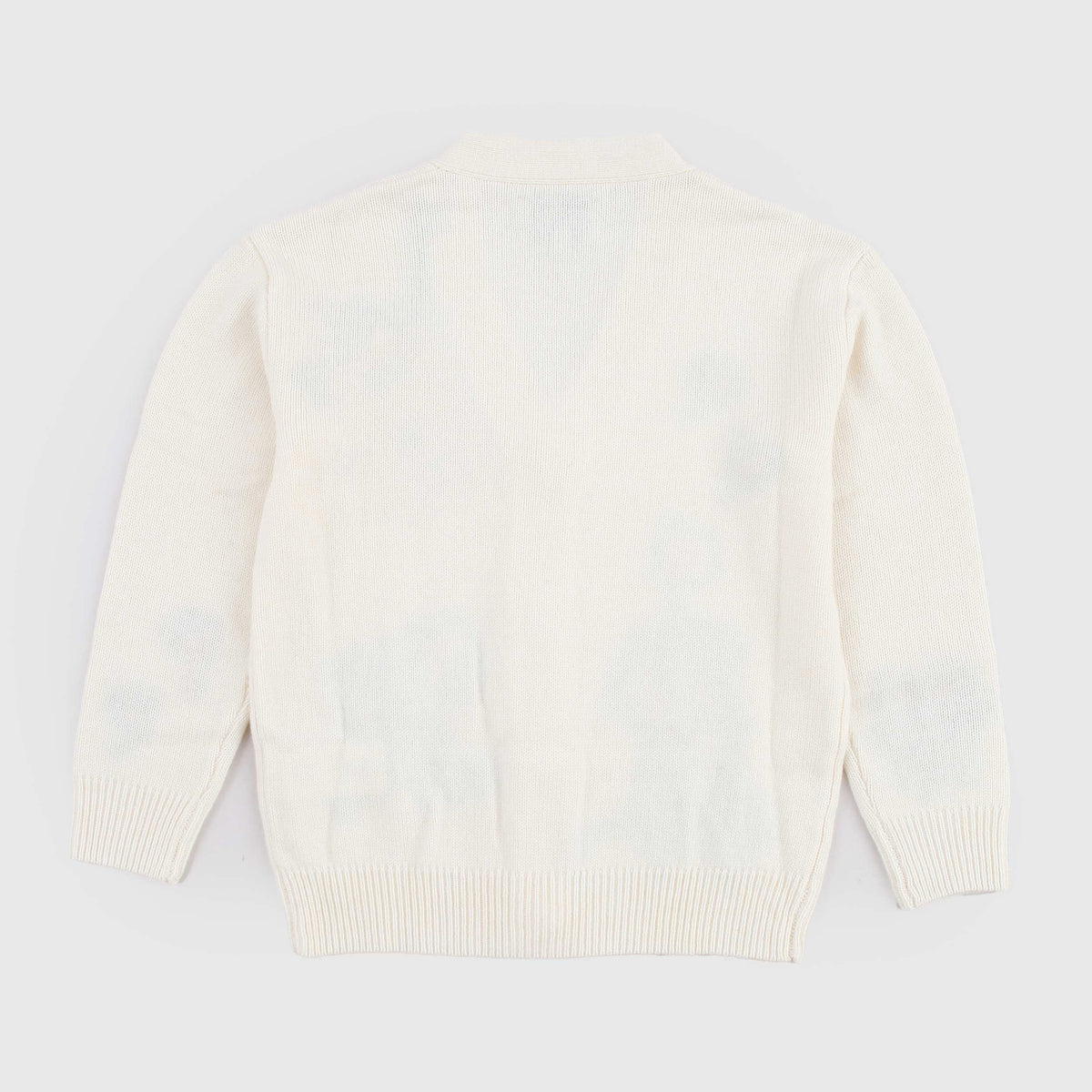 Snoopy Print Cream Cardigan for Girl MC2 SAINT BARTH