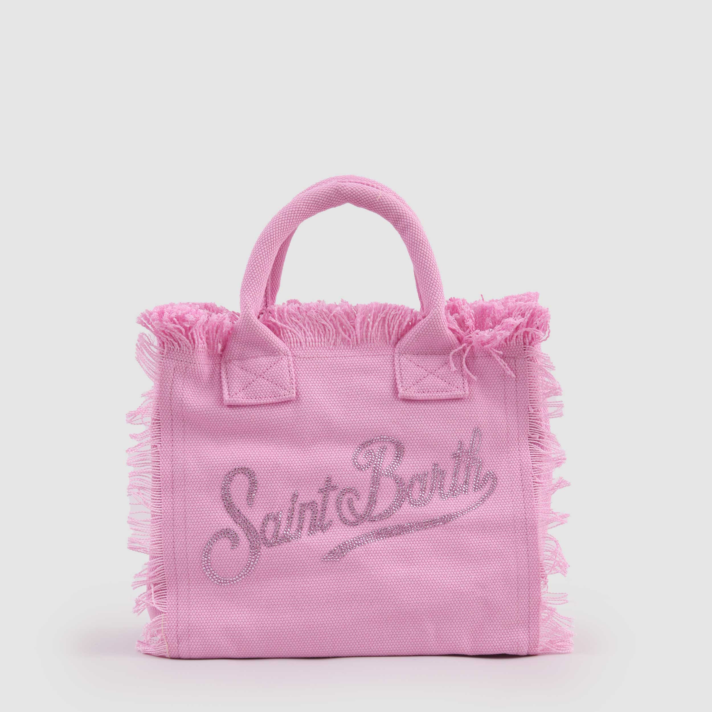 Borsa Colette Rosa in Canvas con Strass Firmata MC2 SAINT BARTH