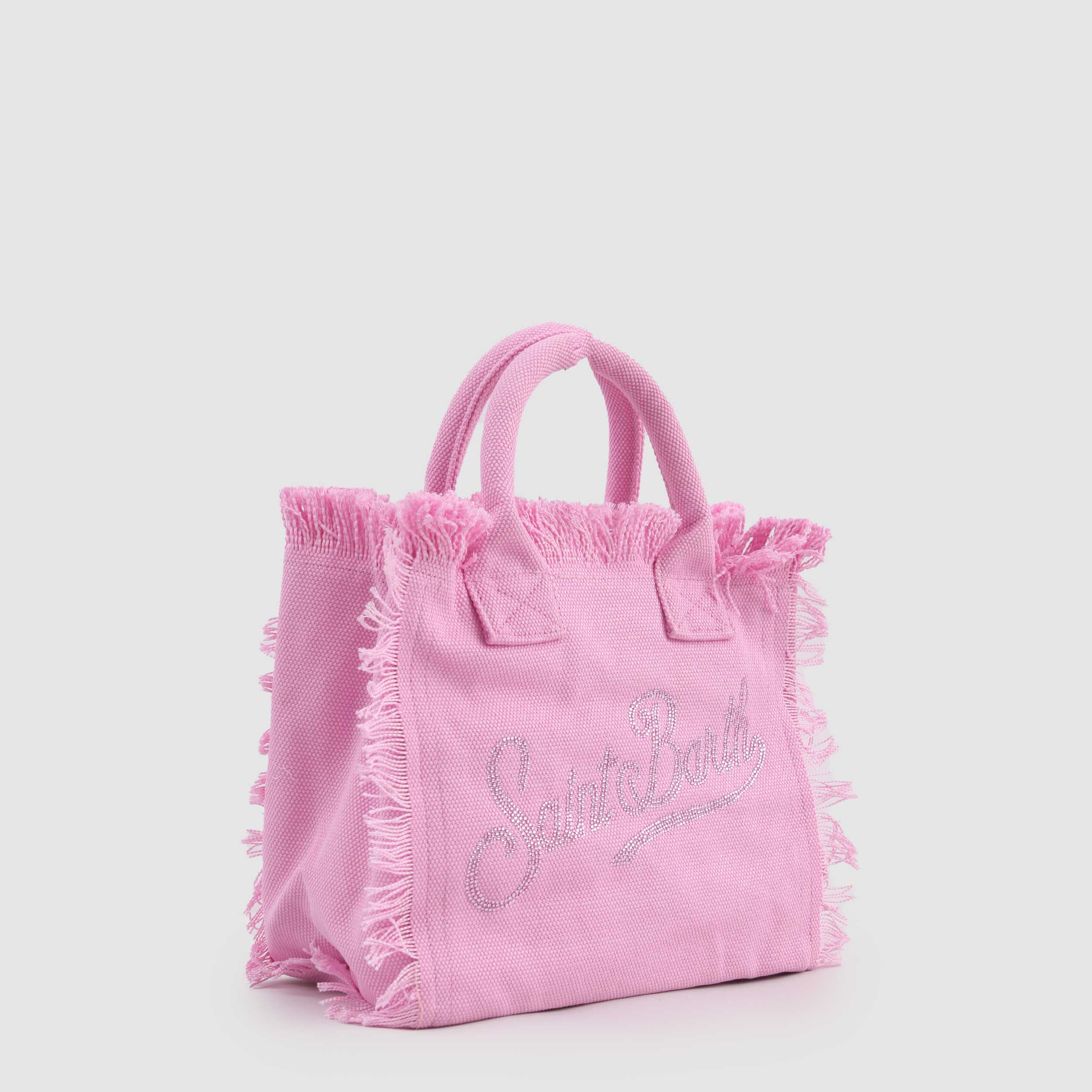 Borsa Colette Rosa in Canvas con Strass Firmata MC2 SAINT BARTH