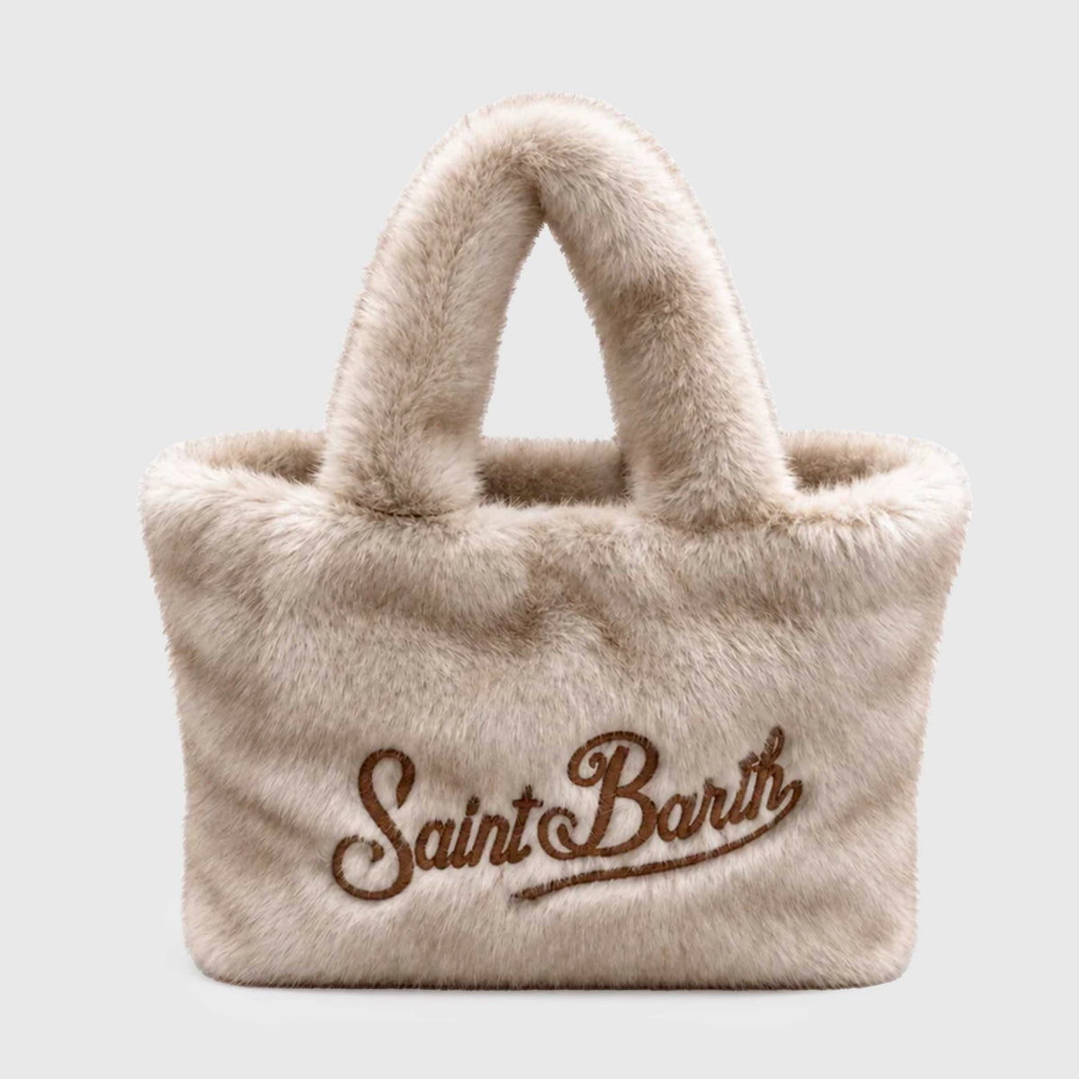 Colette Soft Fur Beige Bag for Girl MC2 SAINT BARTH