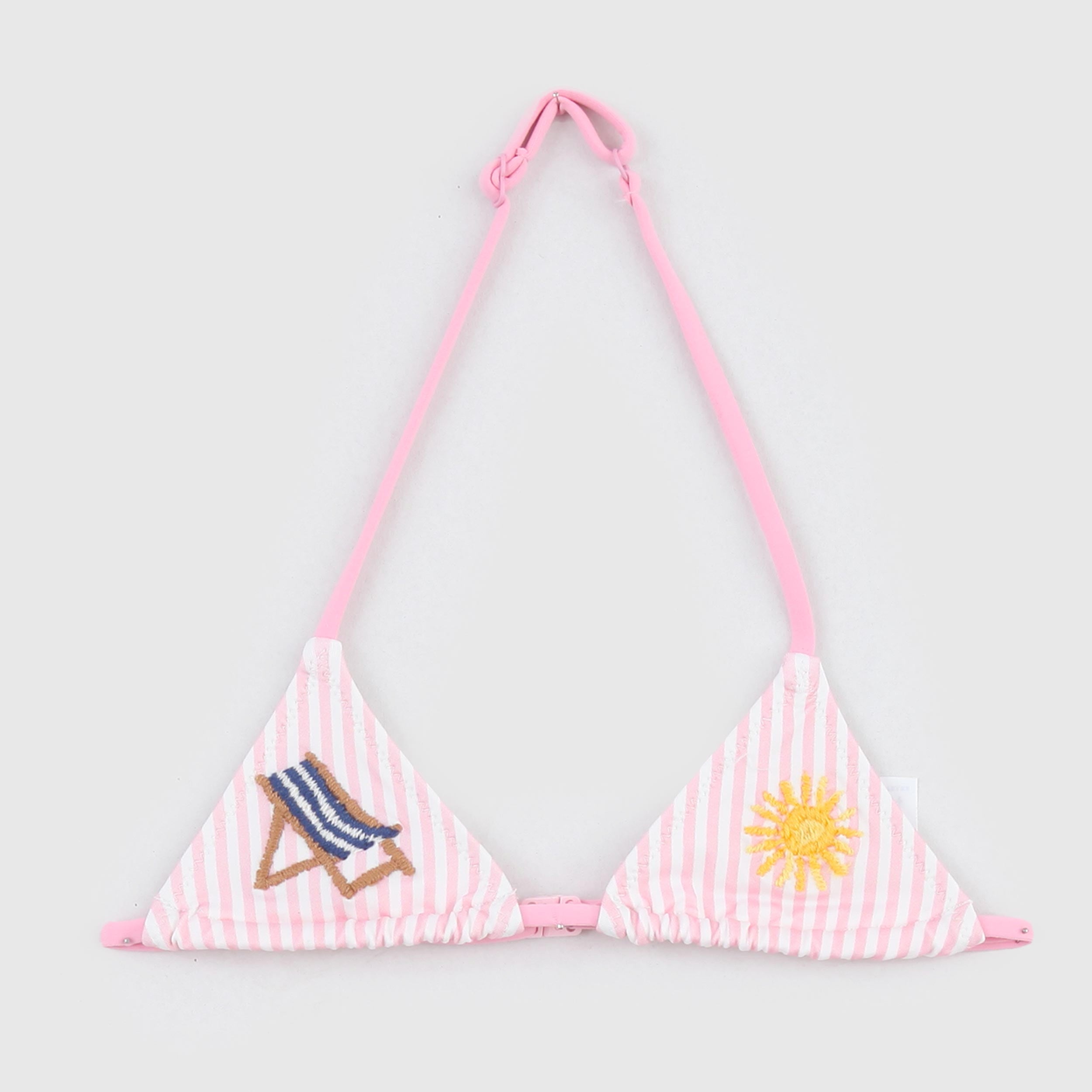 Costume Bianco e Rosa a Righe Firmato MC2 SAINT BARTH