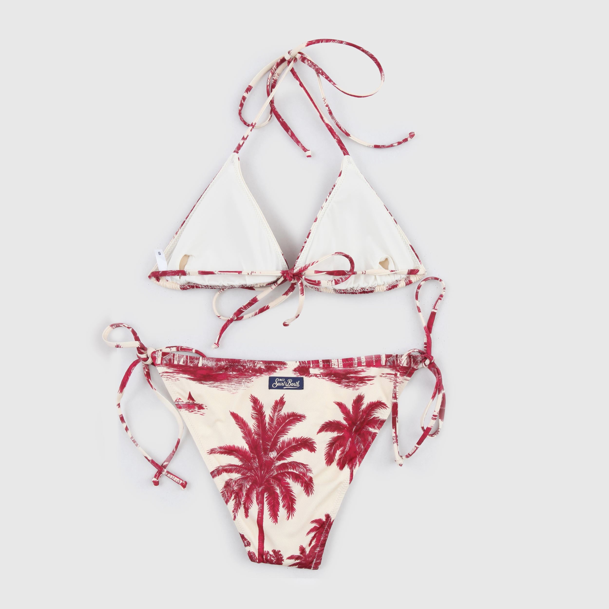 Costume Beige e Bordeaux Firmato MC2 SAINT BARTH