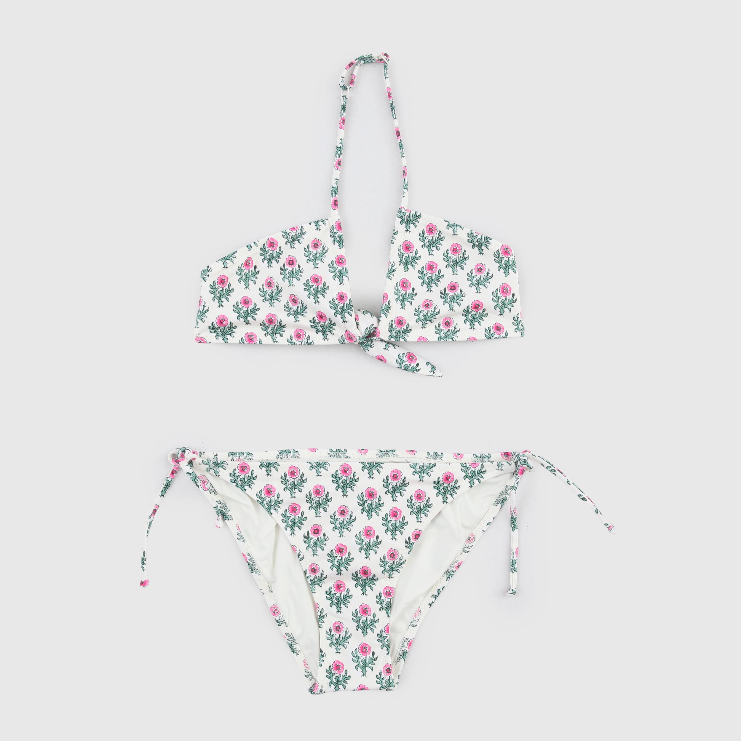 Costume Due Pezzi Fantasia Floreale Firmato MC2 SAINT BARTH