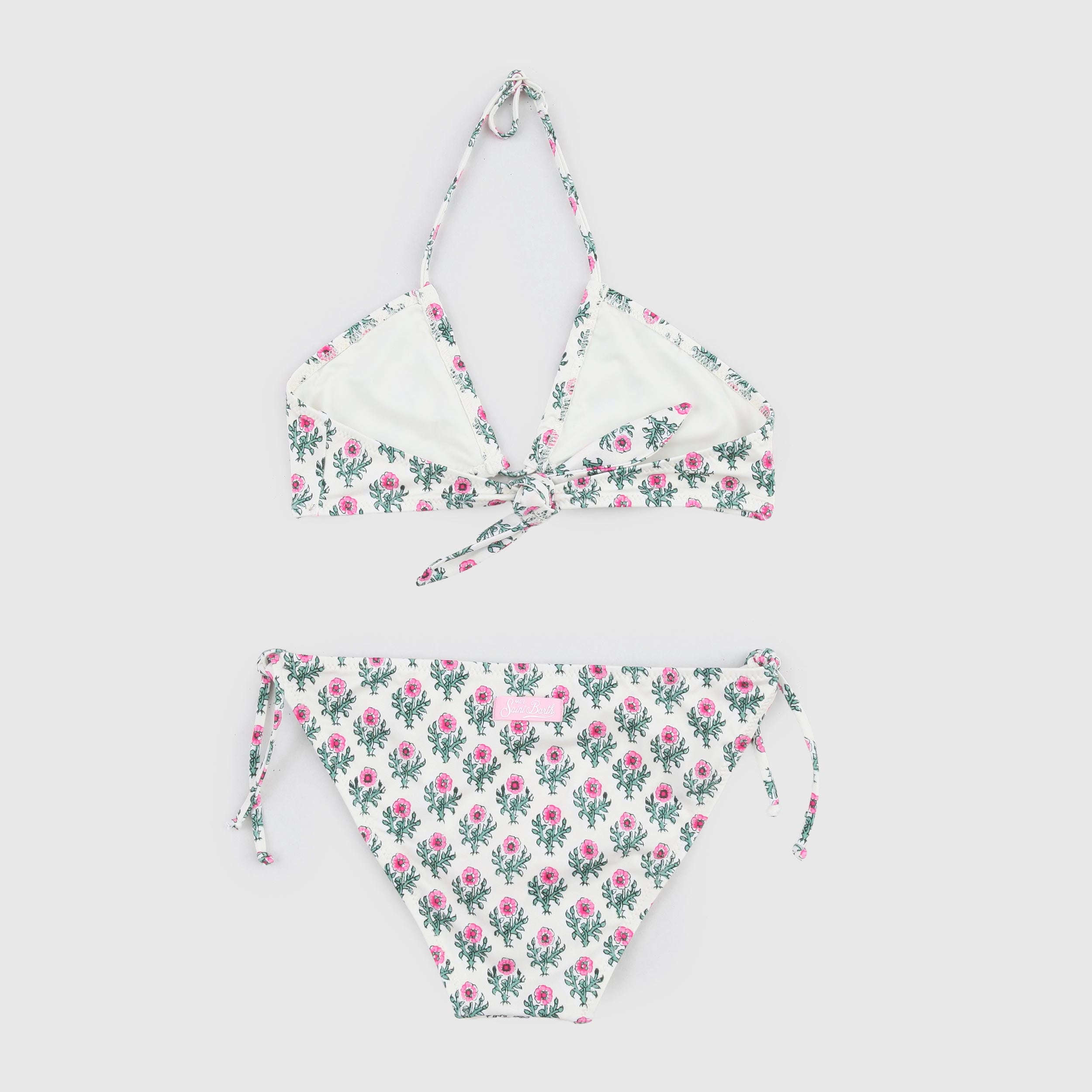 Costume Due Pezzi Fantasia Floreale Firmato MC2 SAINT BARTH