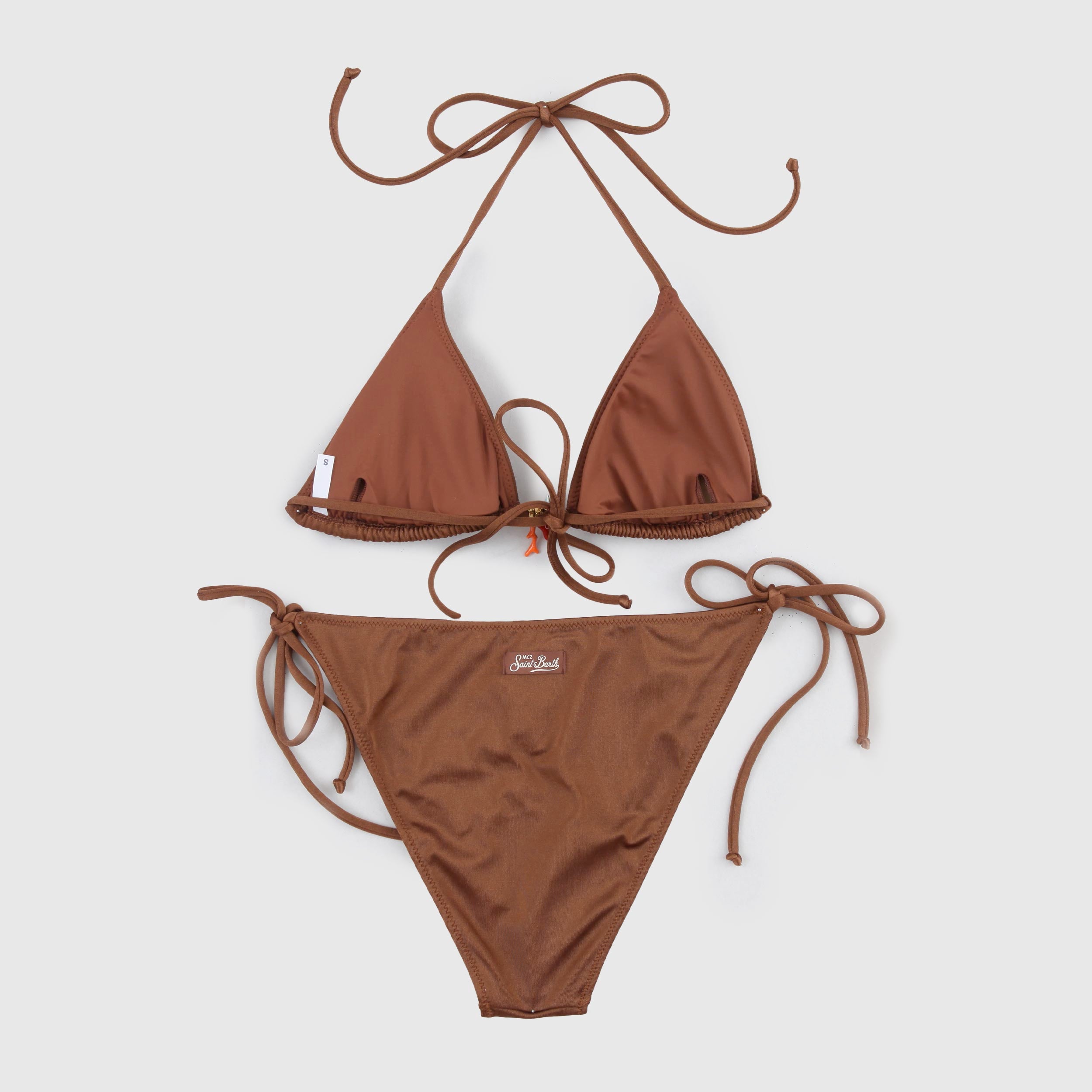 Costume Marrone con Targhetta Firmato MC2 SAINT BARTH