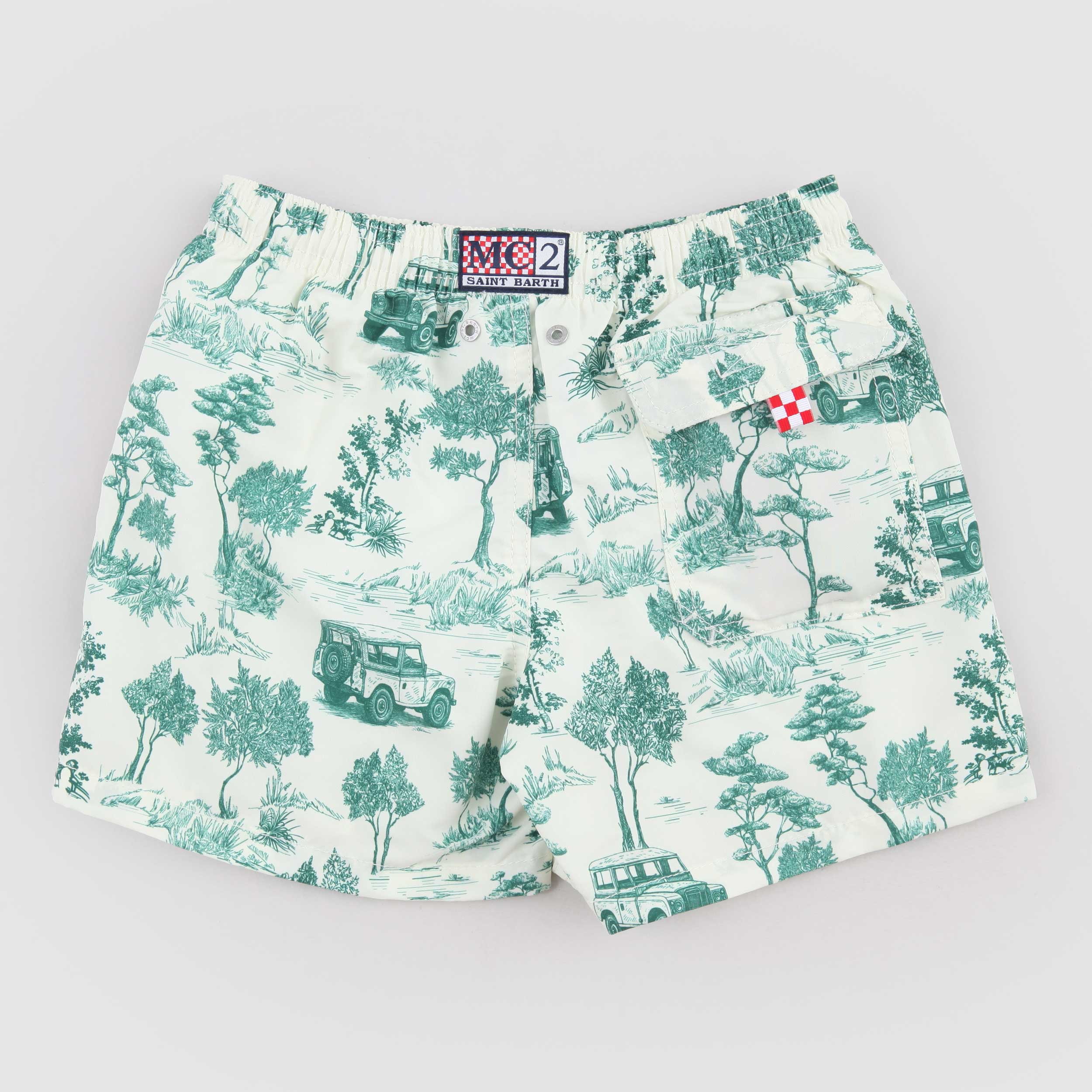 Costume Verde e Beige Firmato MC2 SAINT BARTH