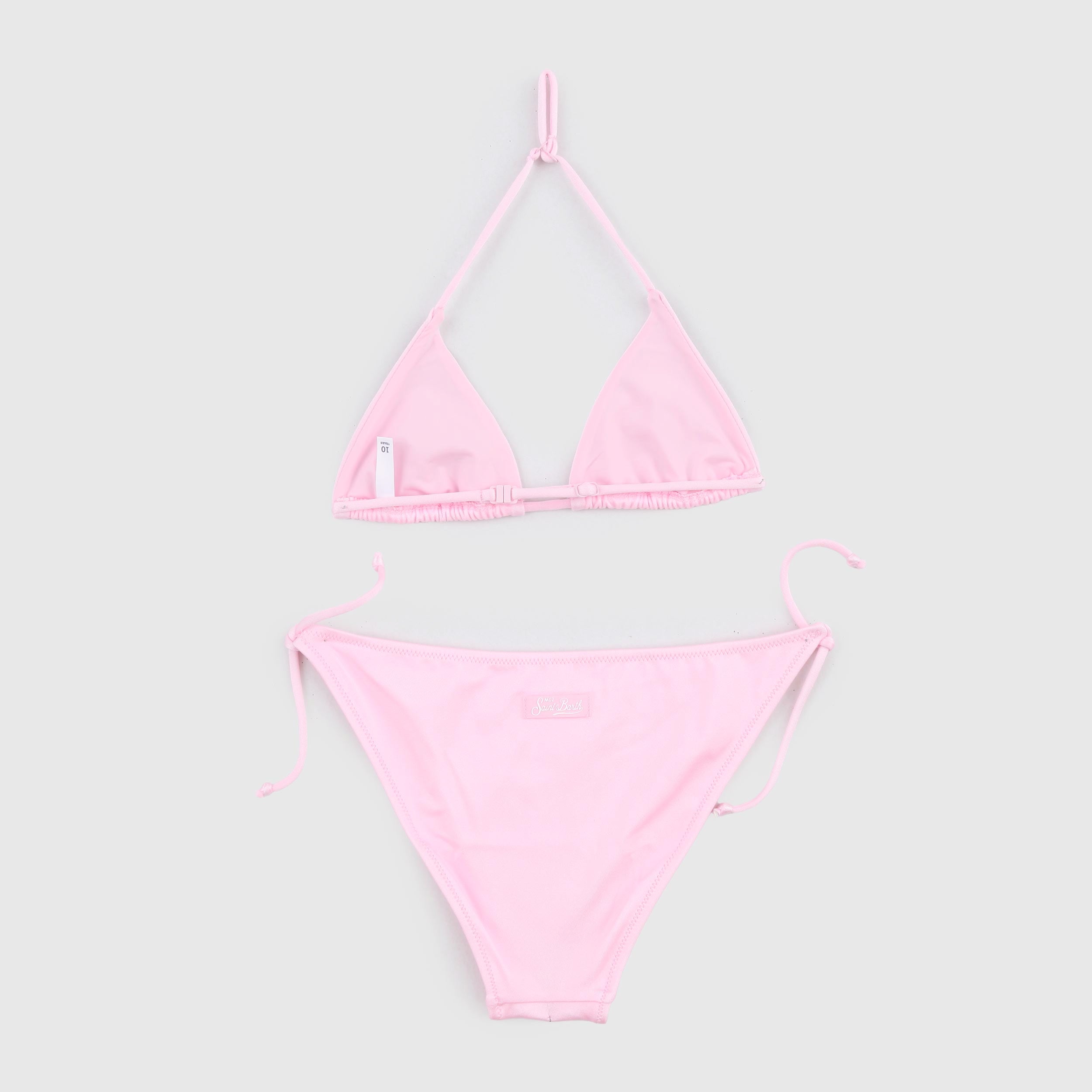 Costume Rosa con Targhetta Iconica Firmato MC2 SAINT BARTH