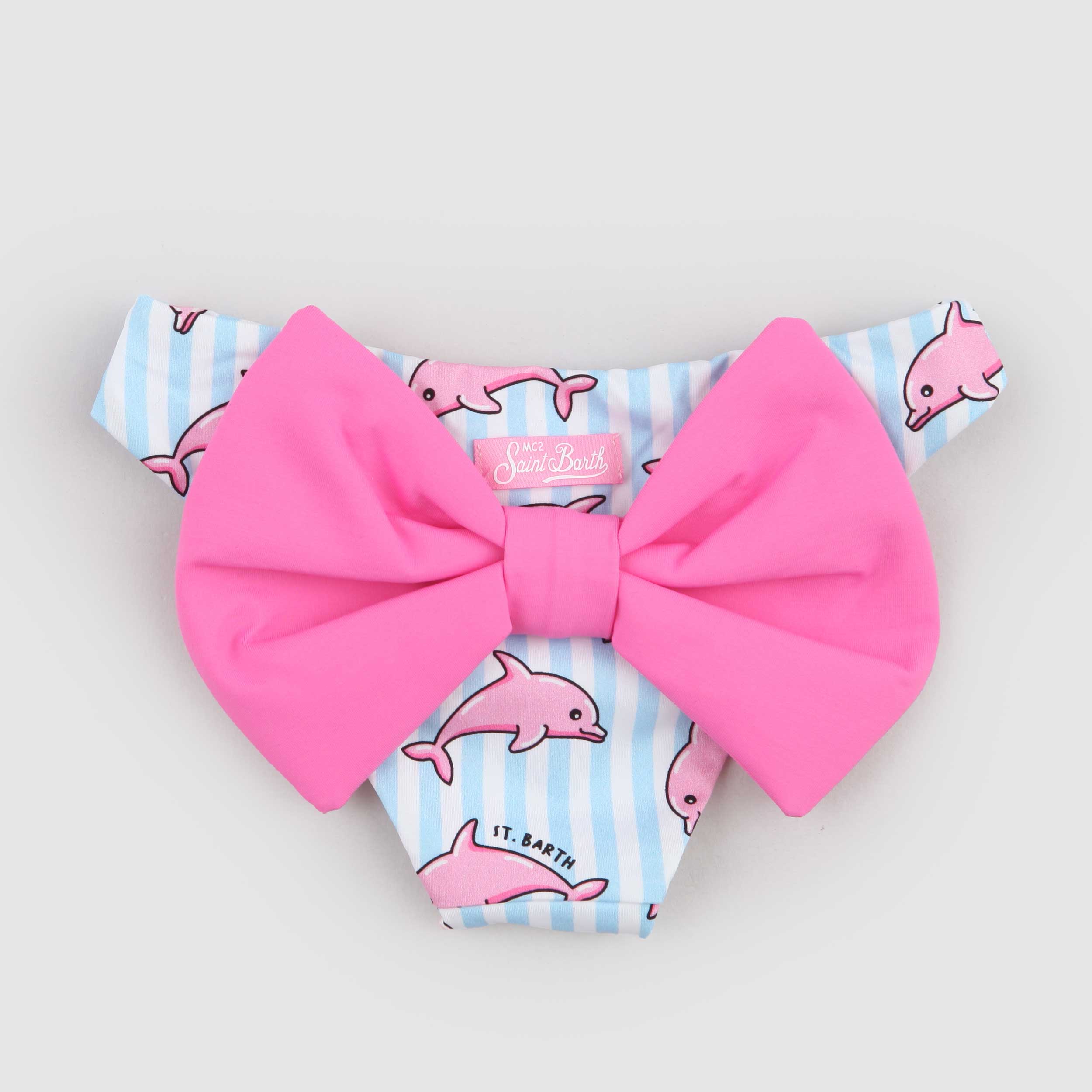 Slip Rosa con Stampa Delfini Firmato MC2 SAINT BARTH