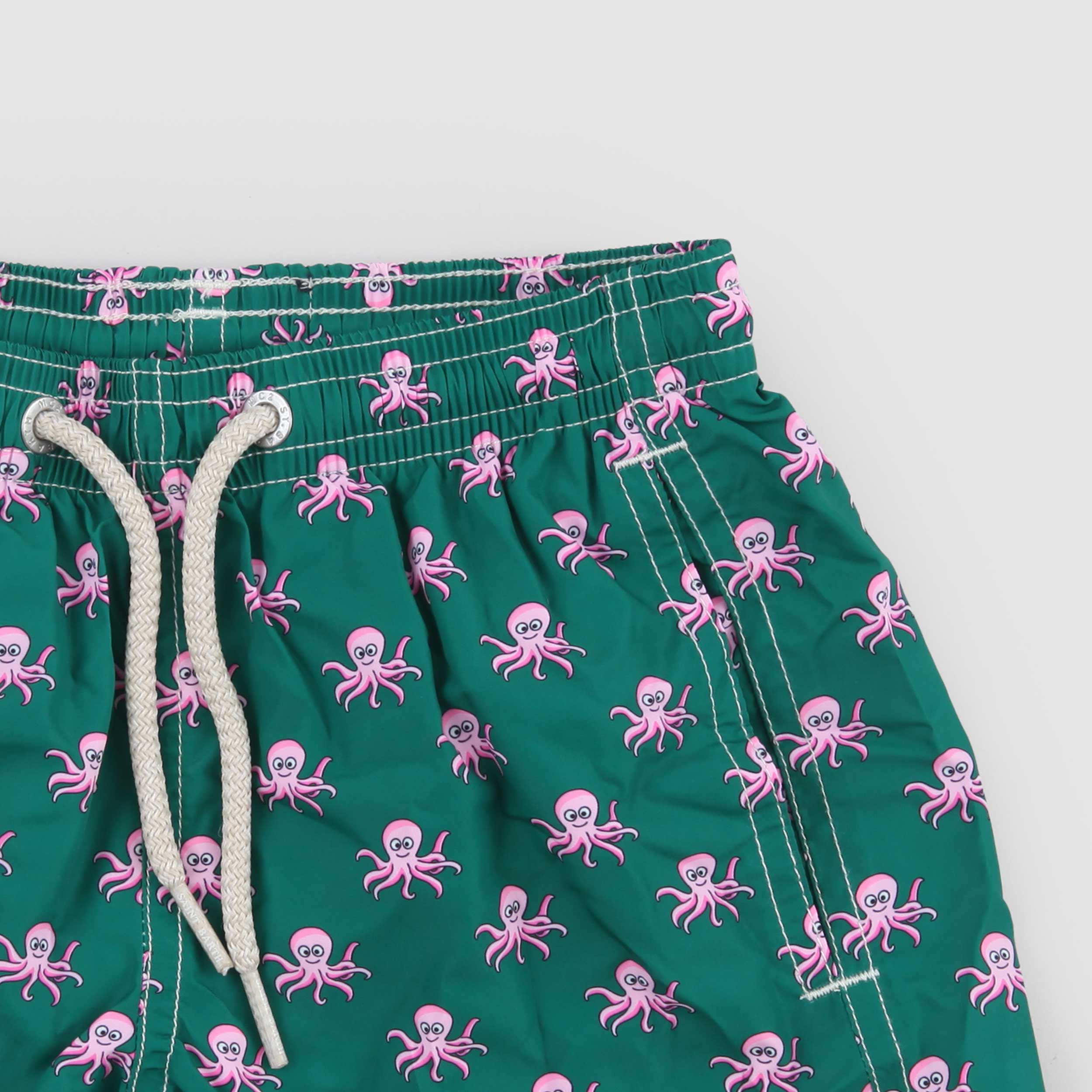 Green Swimsuit with Octopus Print by MC2 SAINT BARTH
