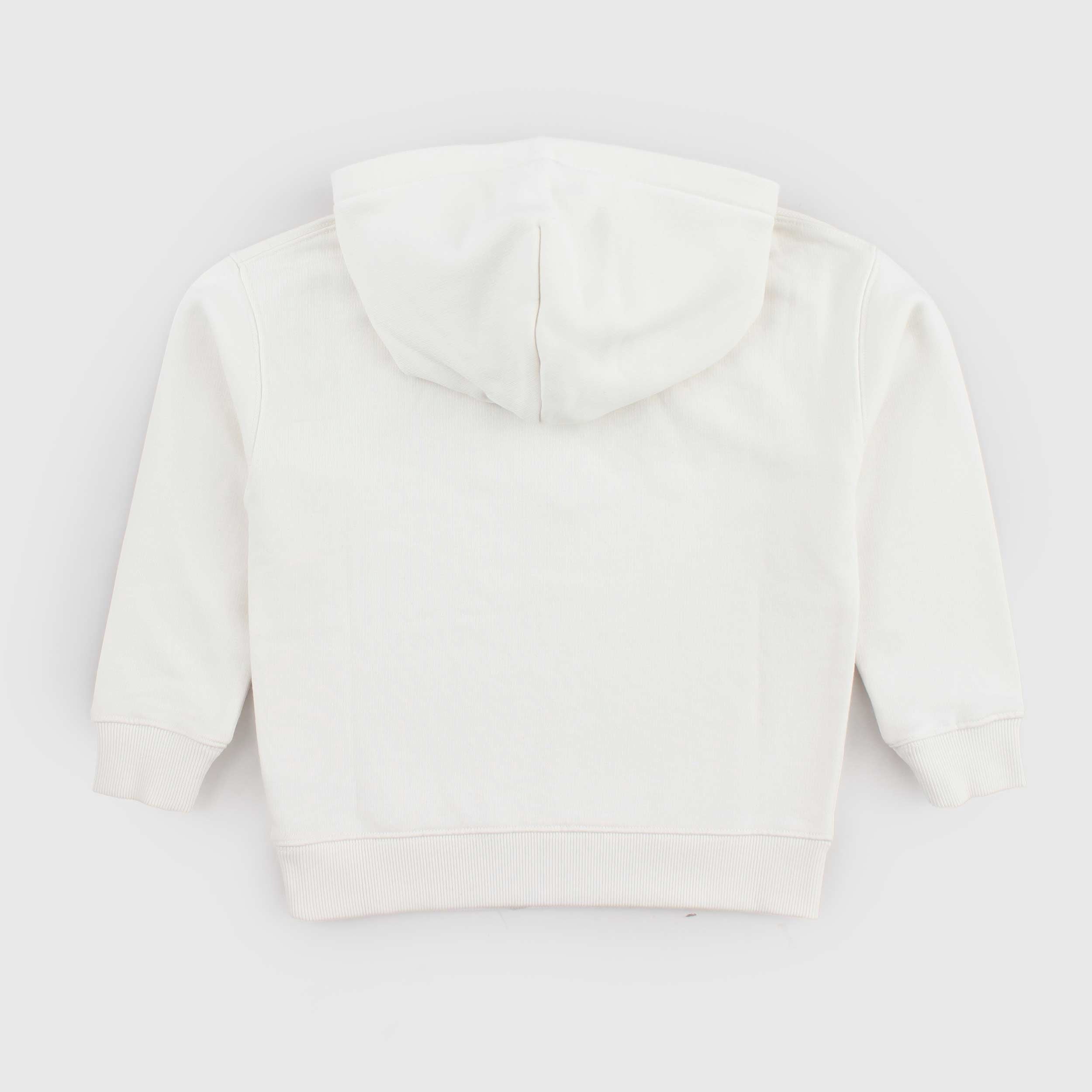 Beige Sweatshirt and Logo in Tartan Fabric By MC2 SAINT BARTH