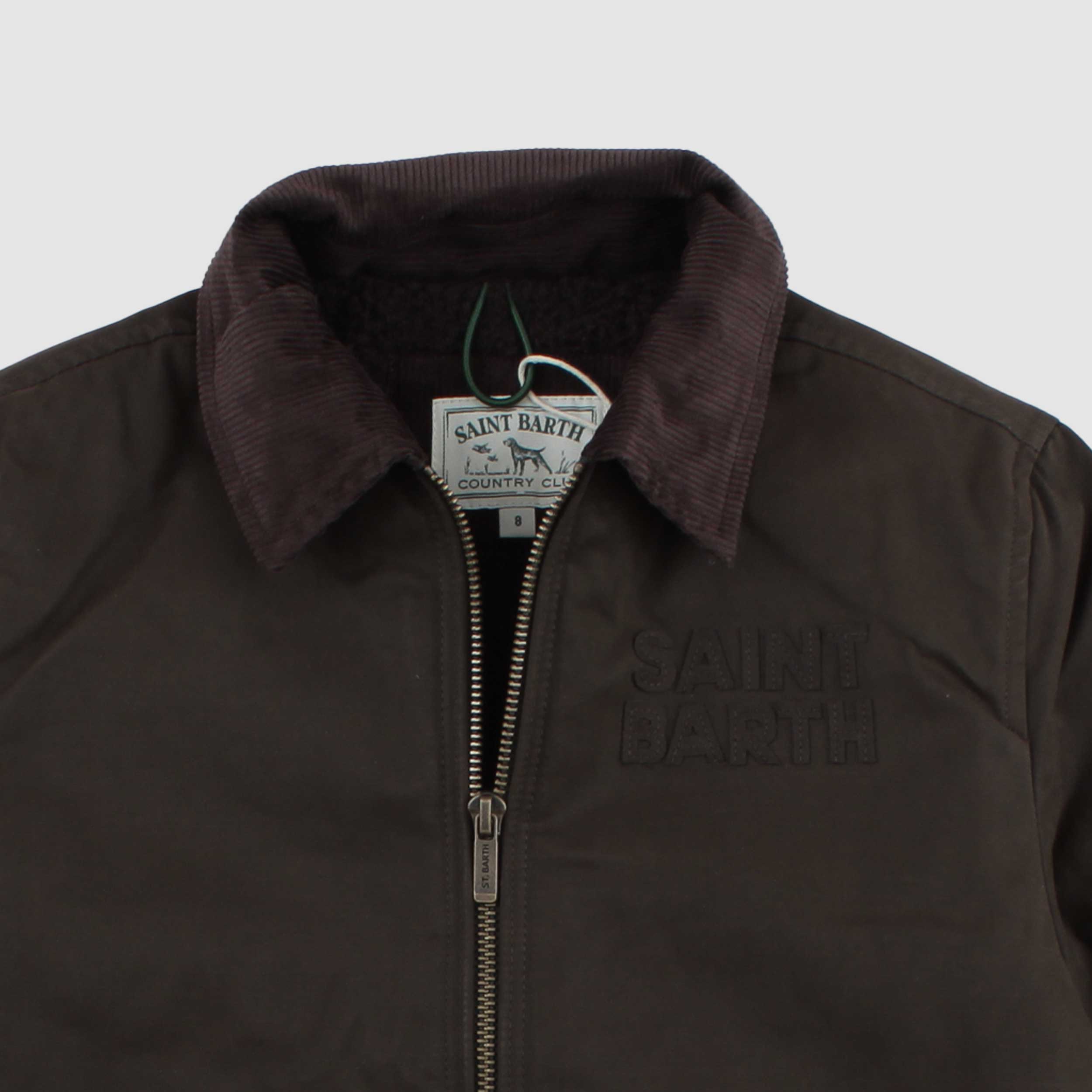 Bomber Marrone Impermeabile Foderato Sherpa by MC2 SAINT BARTH