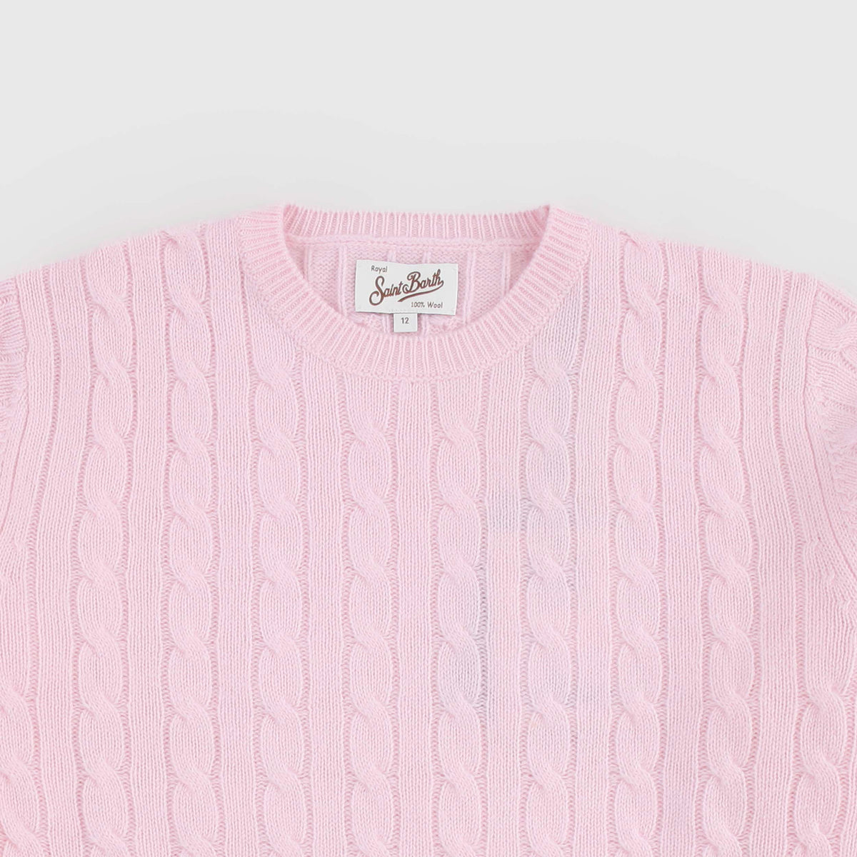 MC2 SAINT BARTH Boys' Braided Pink T-Shirt