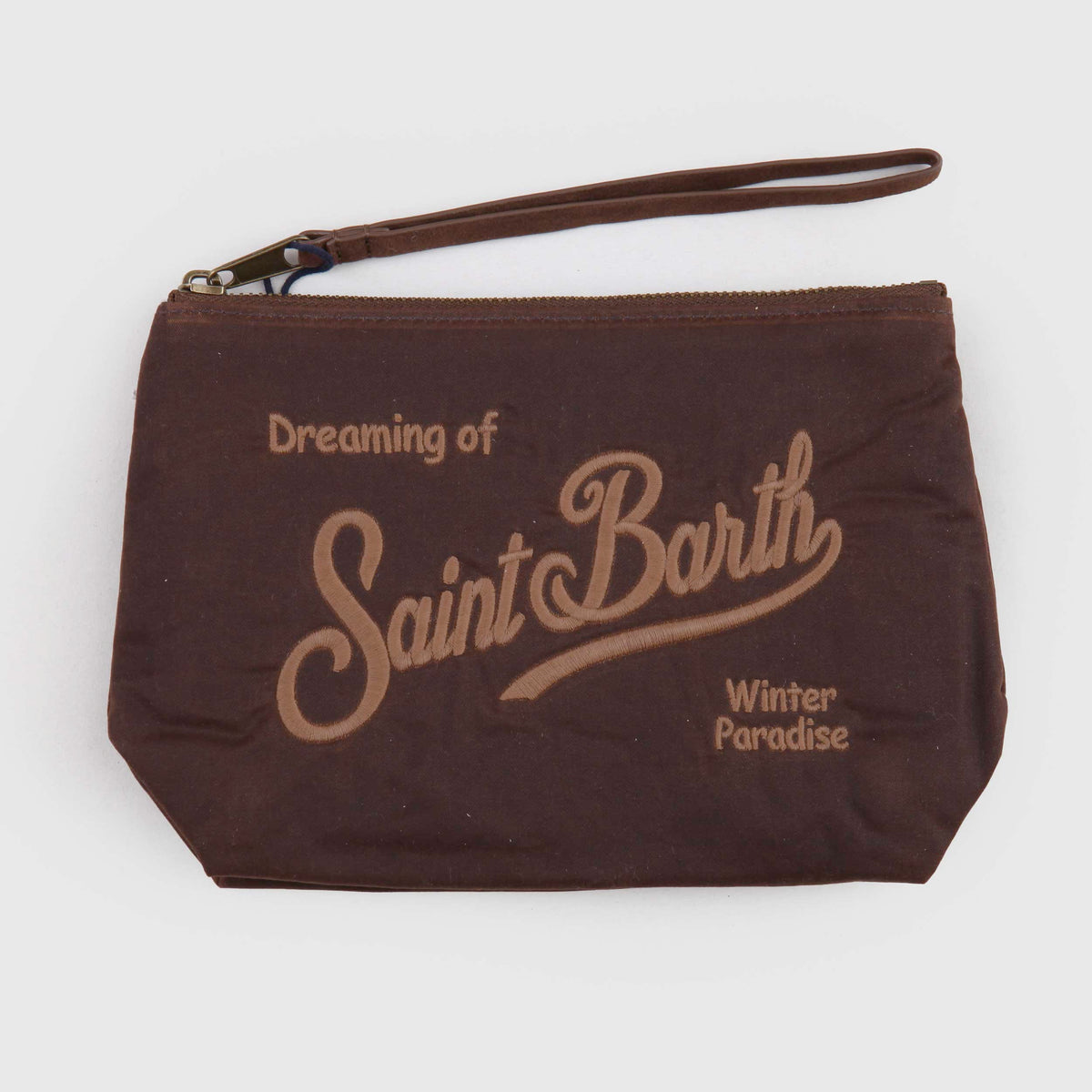 Pochette Aline Marrone con Logo per Ragazze MC2 SAINT BARTH